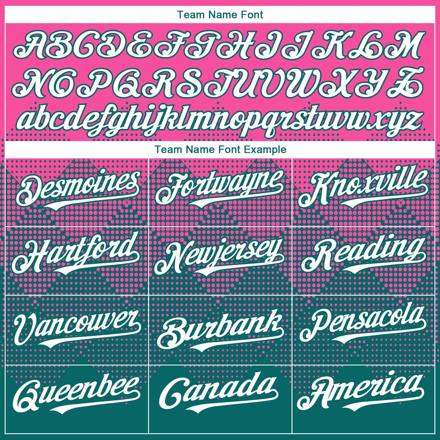 Custom Pink White-Teal 3D Gradient Square Shape Authentic Baseball Jersey view 4