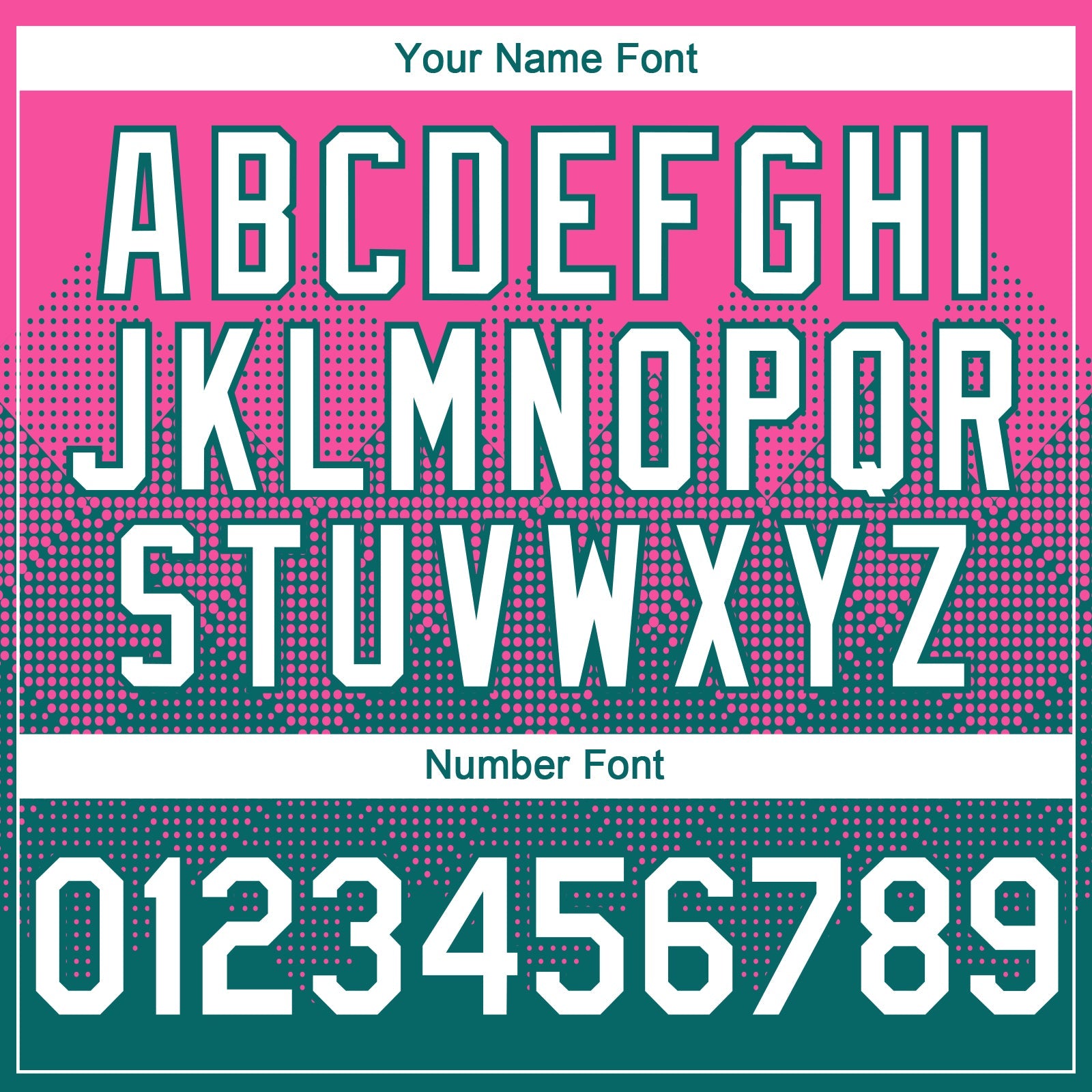 Custom Pink White-Teal 3D Gradient Square Shape Authentic Baseball Jersey view 5