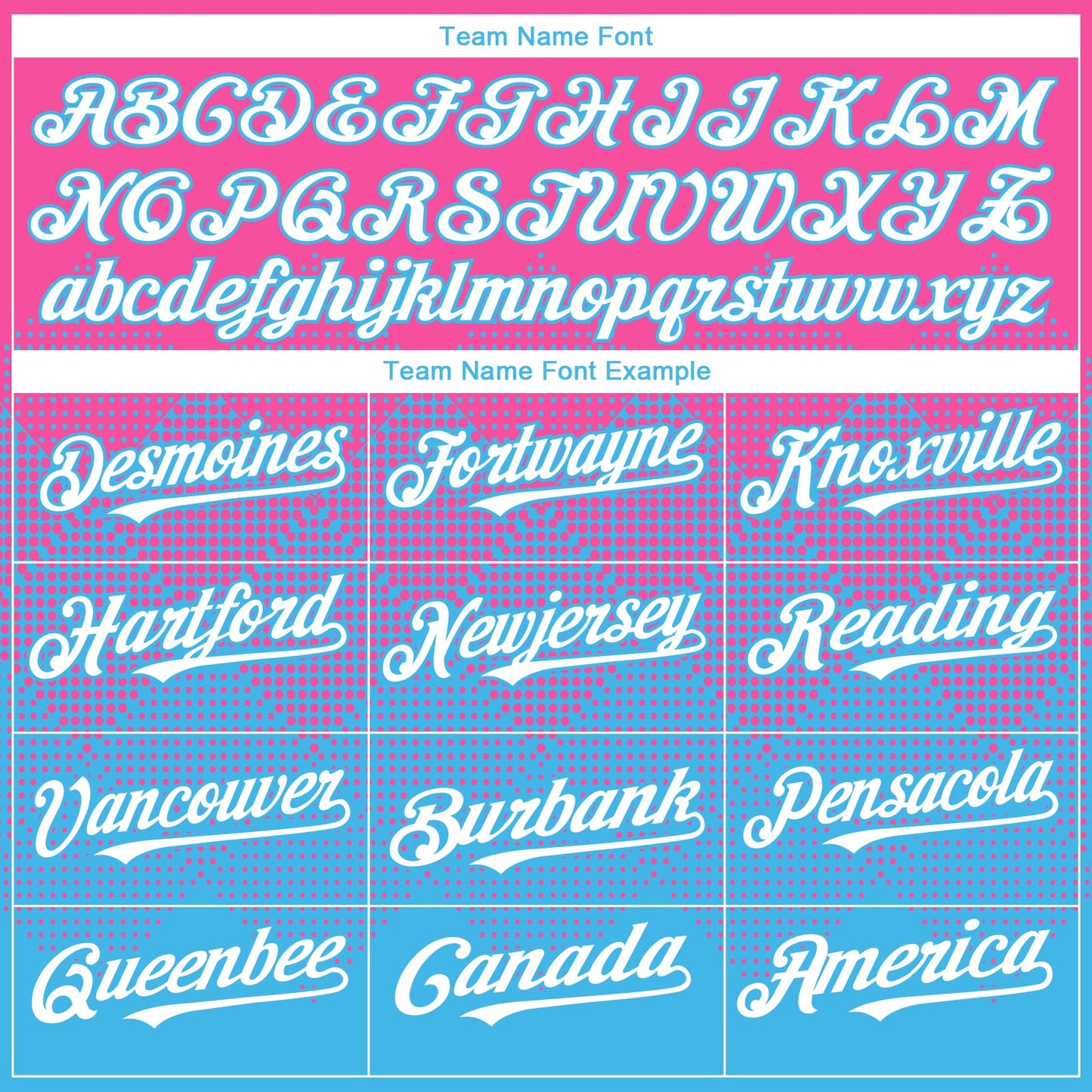 Custom Pink White-Sky Blue 3D Gradient Square Shape Authentic Baseball Jersey view 4