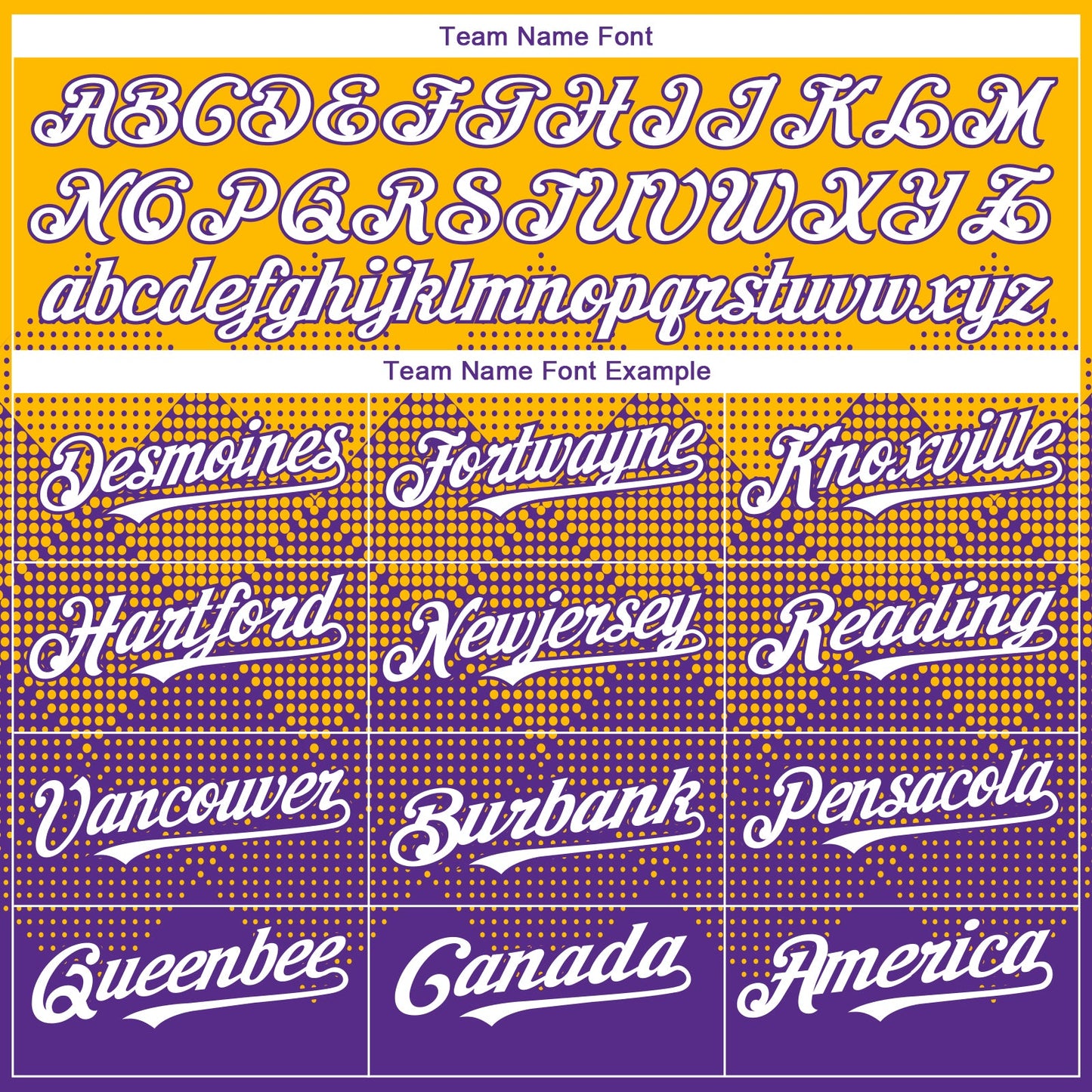 Custom Gold White-Purple 3D Gradient Square Shape Authentic Baseball Jersey view 4