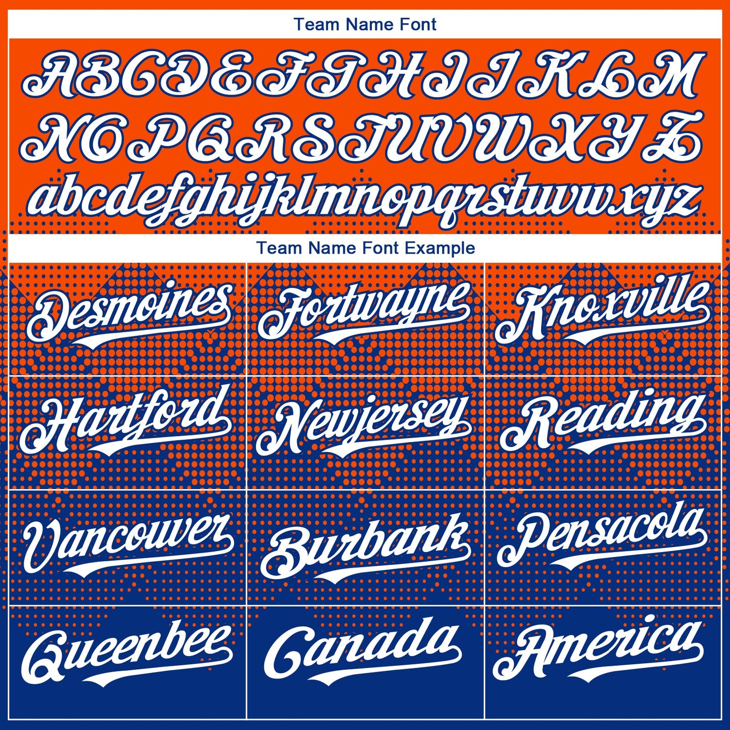 Custom Orange White-Royal 3D Gradient Square Shape Authentic Baseball Jersey view 4