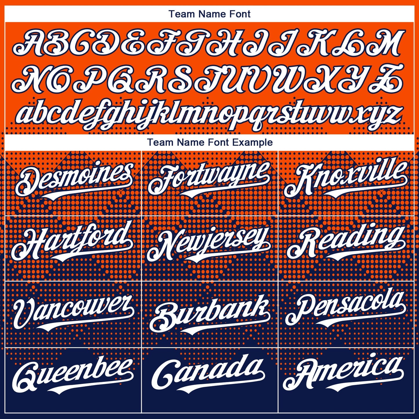 Custom Orange White-Navy 3D Gradient Square Shape Authentic Baseball Jersey view 4
