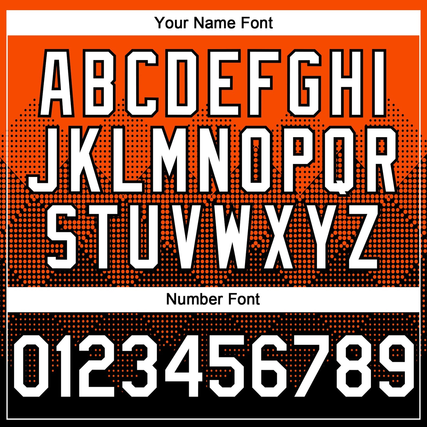 Custom Orange White-Black 3D Gradient Square Shape Authentic Baseball Jersey view 5