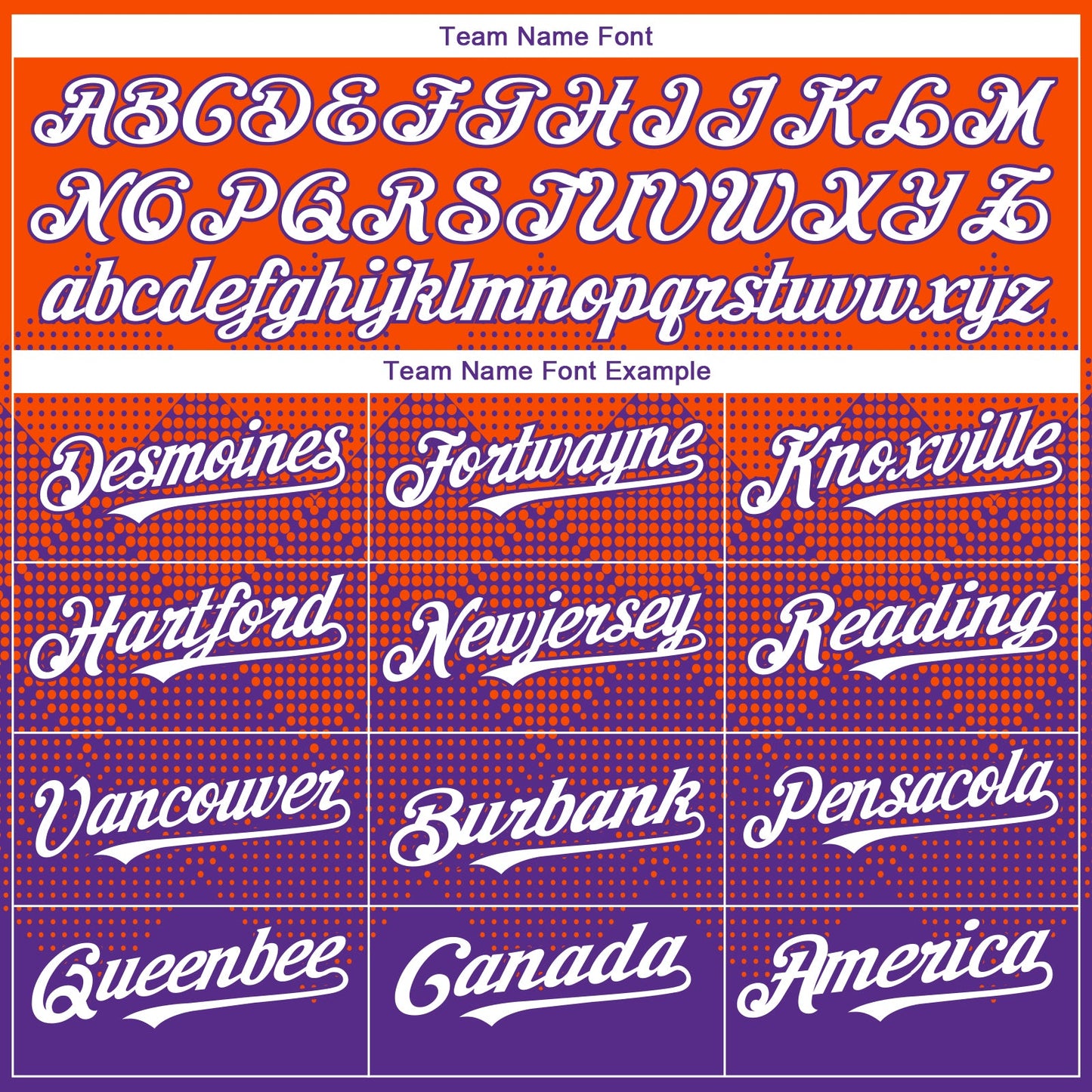 Custom Orange White-Purple 3D Gradient Square Shape Authentic Baseball Jersey view 4