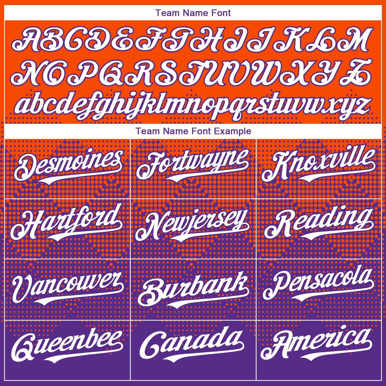 Custom Orange White-Purple 3D Gradient Square Shape Authentic Baseball Jersey view 4