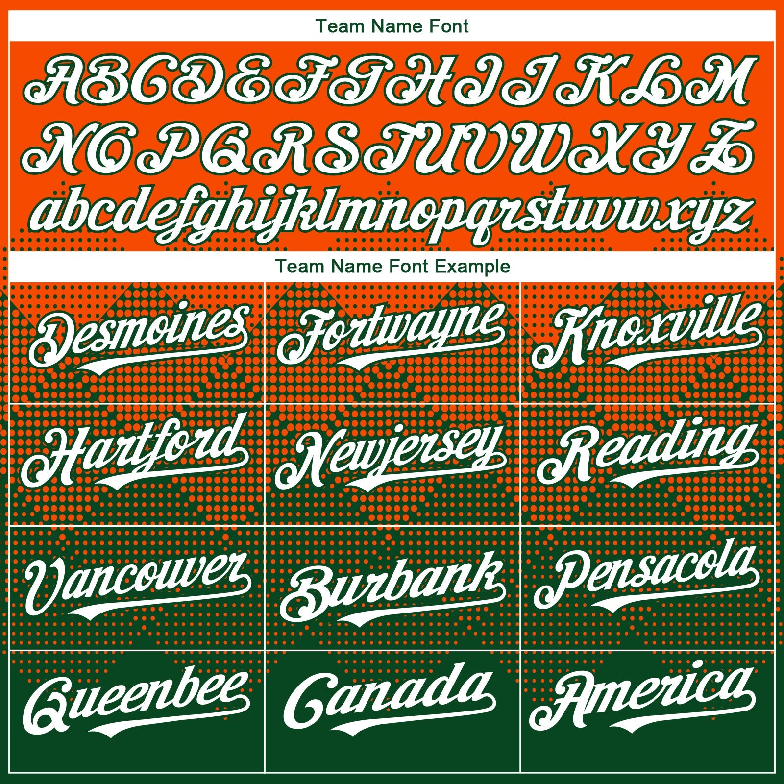 Custom Orange White-Green 3D Gradient Square Shape Authentic Baseball Jersey view 4