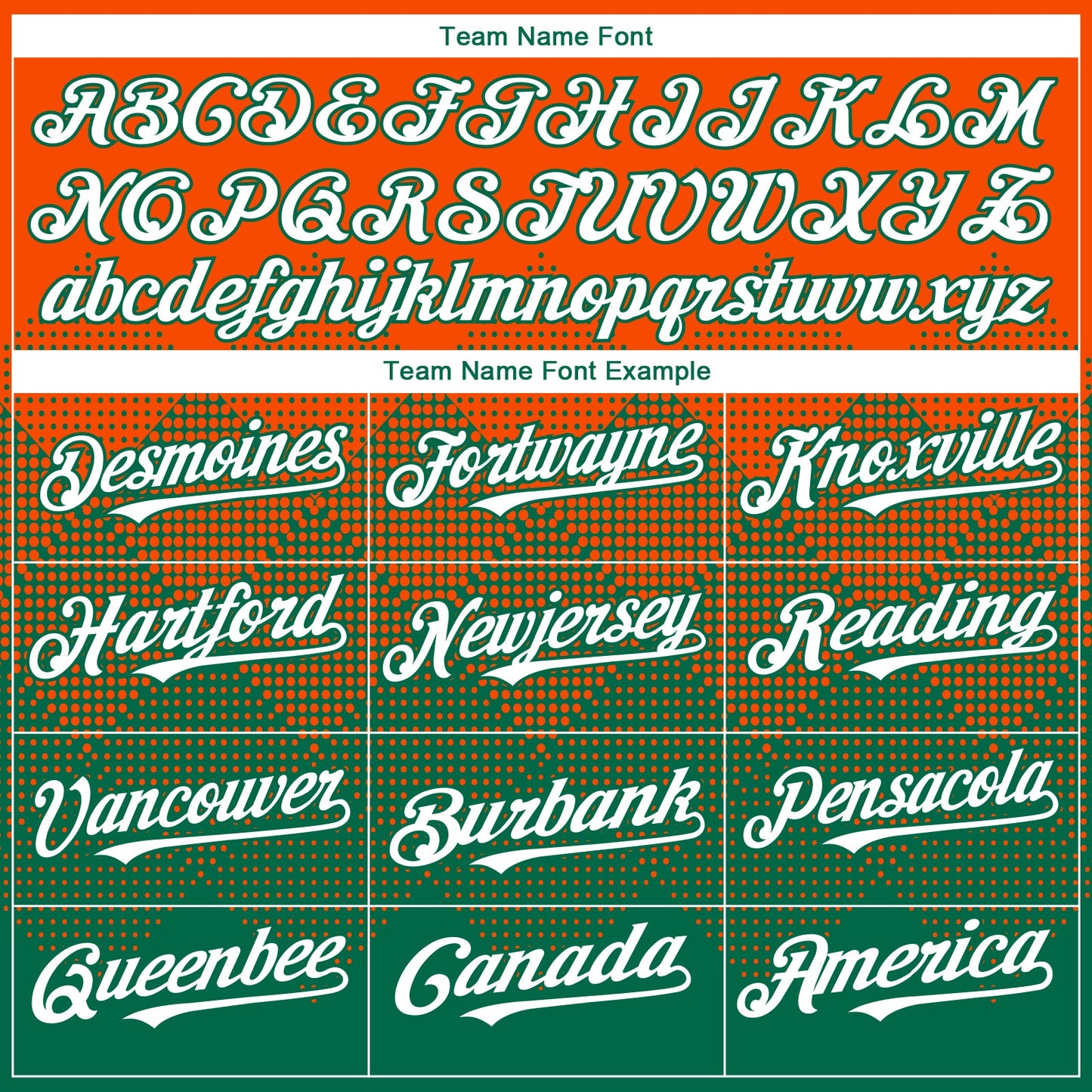 Custom Orange White-Kelly Green 3D Gradient Square Shape Authentic Baseball Jersey view 4