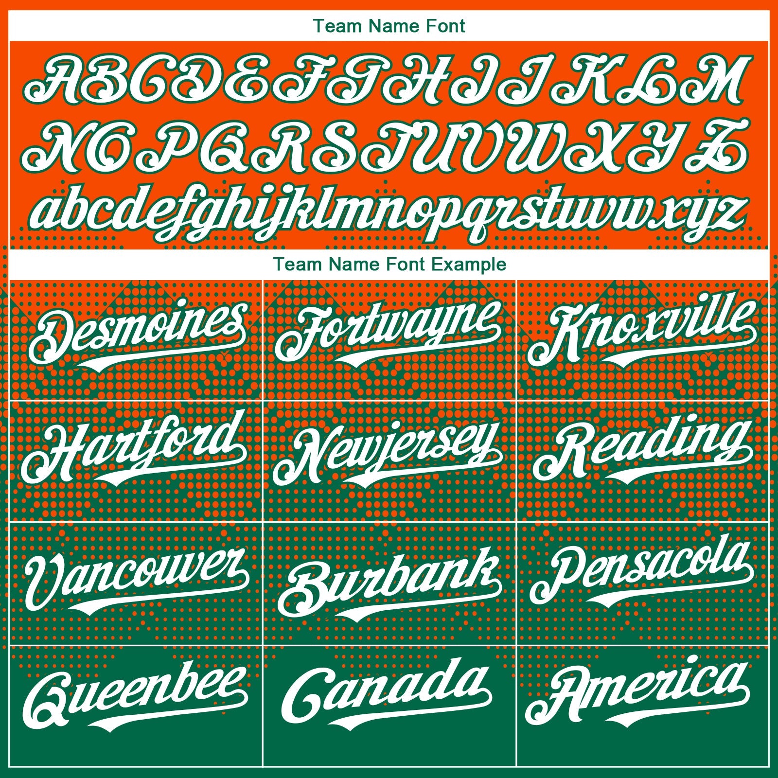 Custom Orange White-Kelly Green 3D Gradient Square Shape Authentic Baseball Jersey view 4