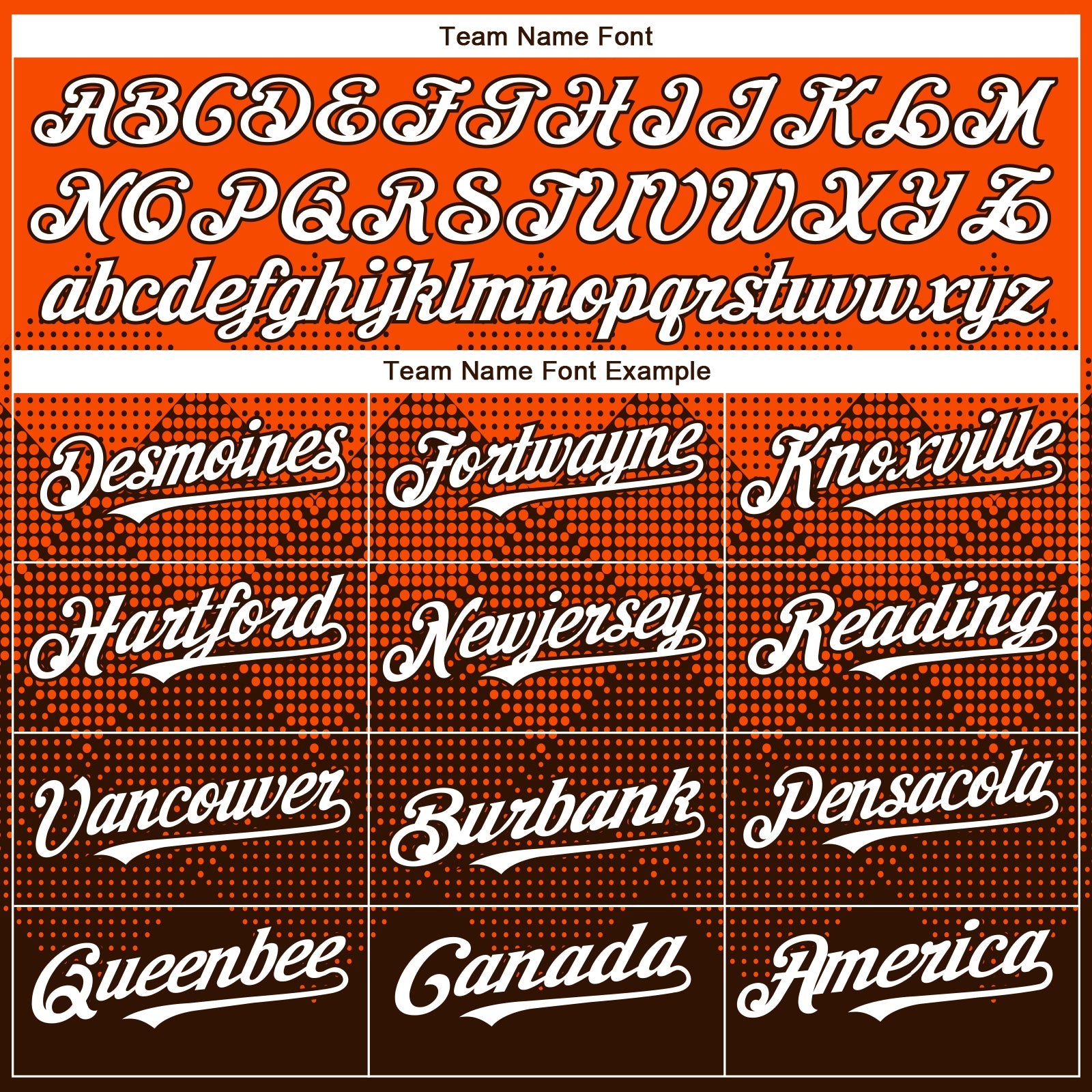 Custom Orange White-Brown 3D Gradient Square Shape Authentic Baseball Jersey view 4