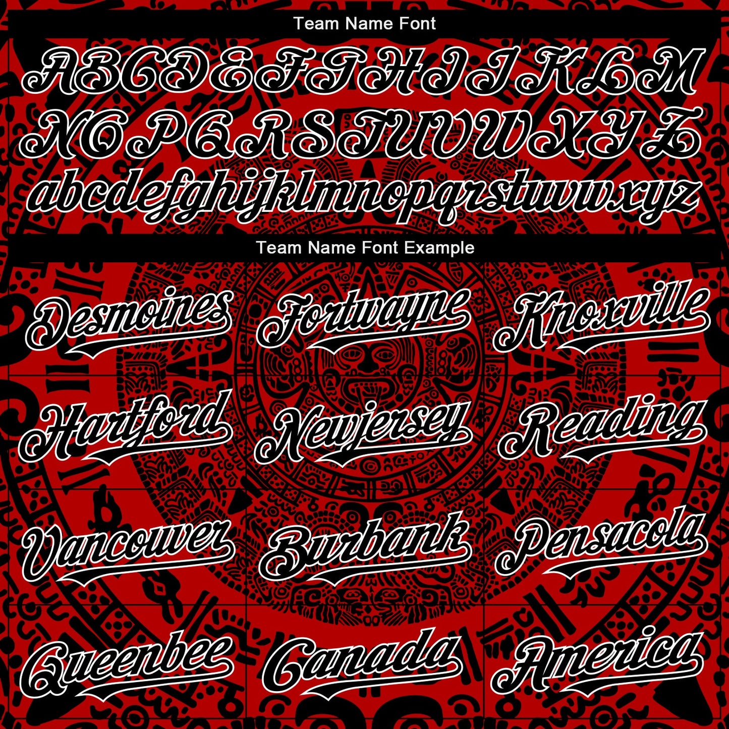 Custom Red Black-White 3D Mexico Authentic Baseball Jersey view 4