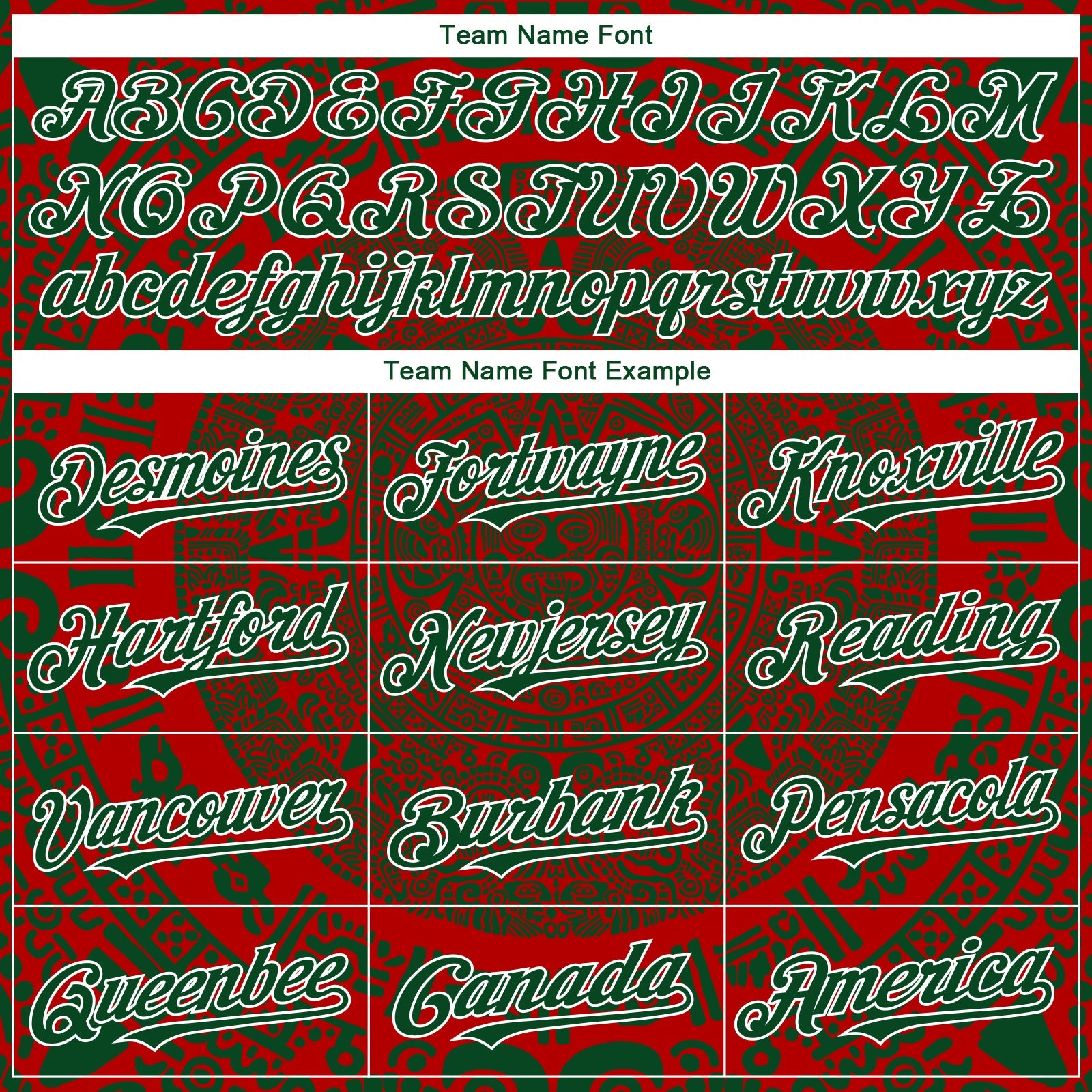 Custom Red Green-White 3D Mexico Authentic Baseball Jersey view 4