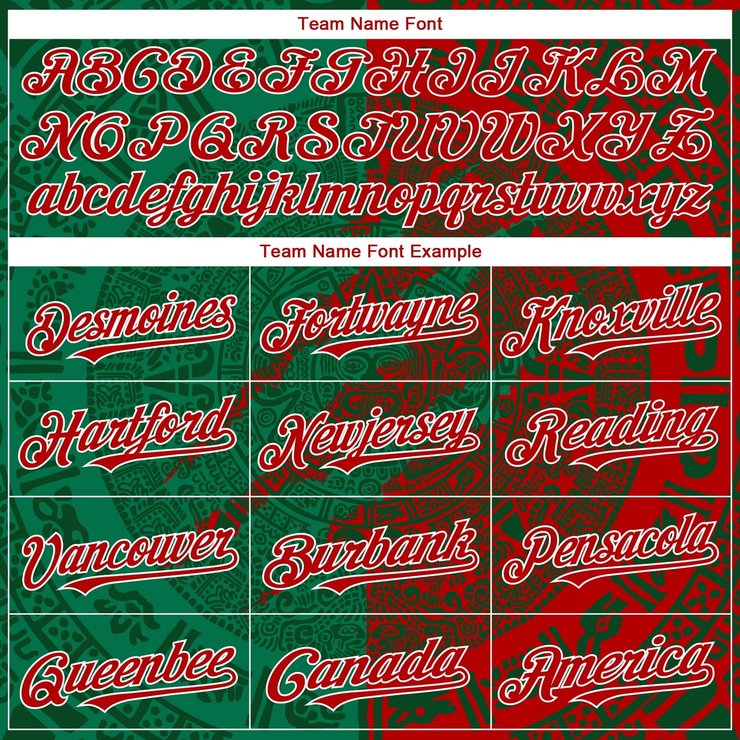Custom Red Green Kelly Green-White 3D Mexico Scratch Authentic Baseball Jersey view 4