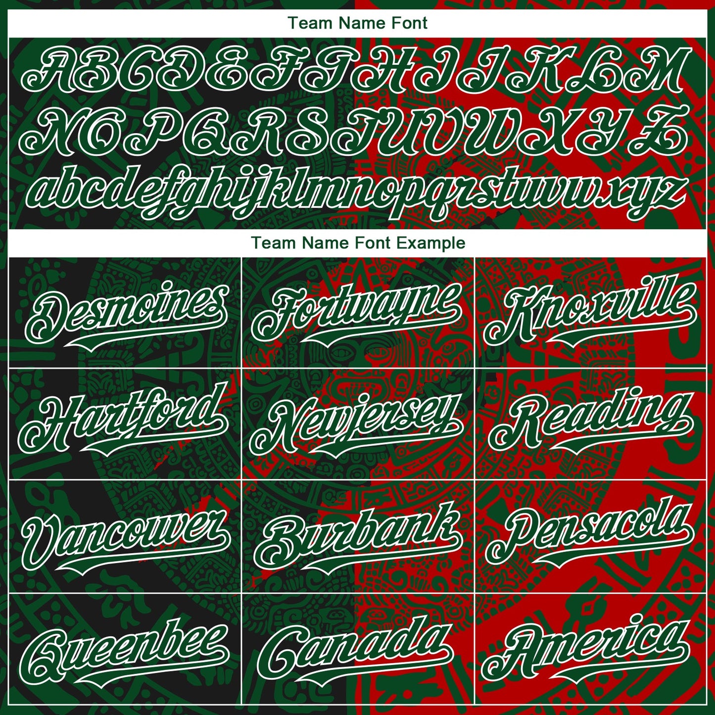 Custom Red Green-White 3D Mexico Scratch Authentic Baseball Jersey view 4