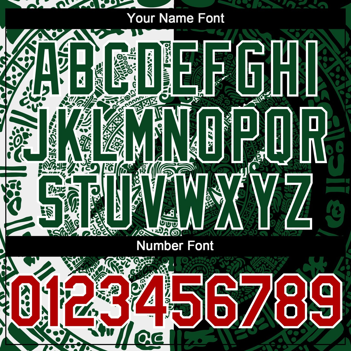 Custom Black Red Green-White 3D Mexico Scratch Authentic Baseball Jersey view 5