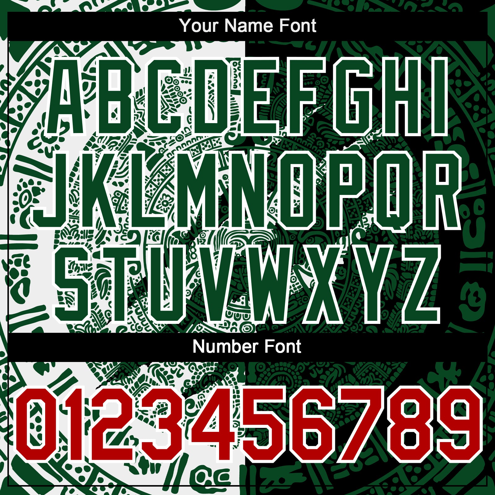 Custom Black Red Green-White 3D Mexico Scratch Authentic Baseball Jersey view 5