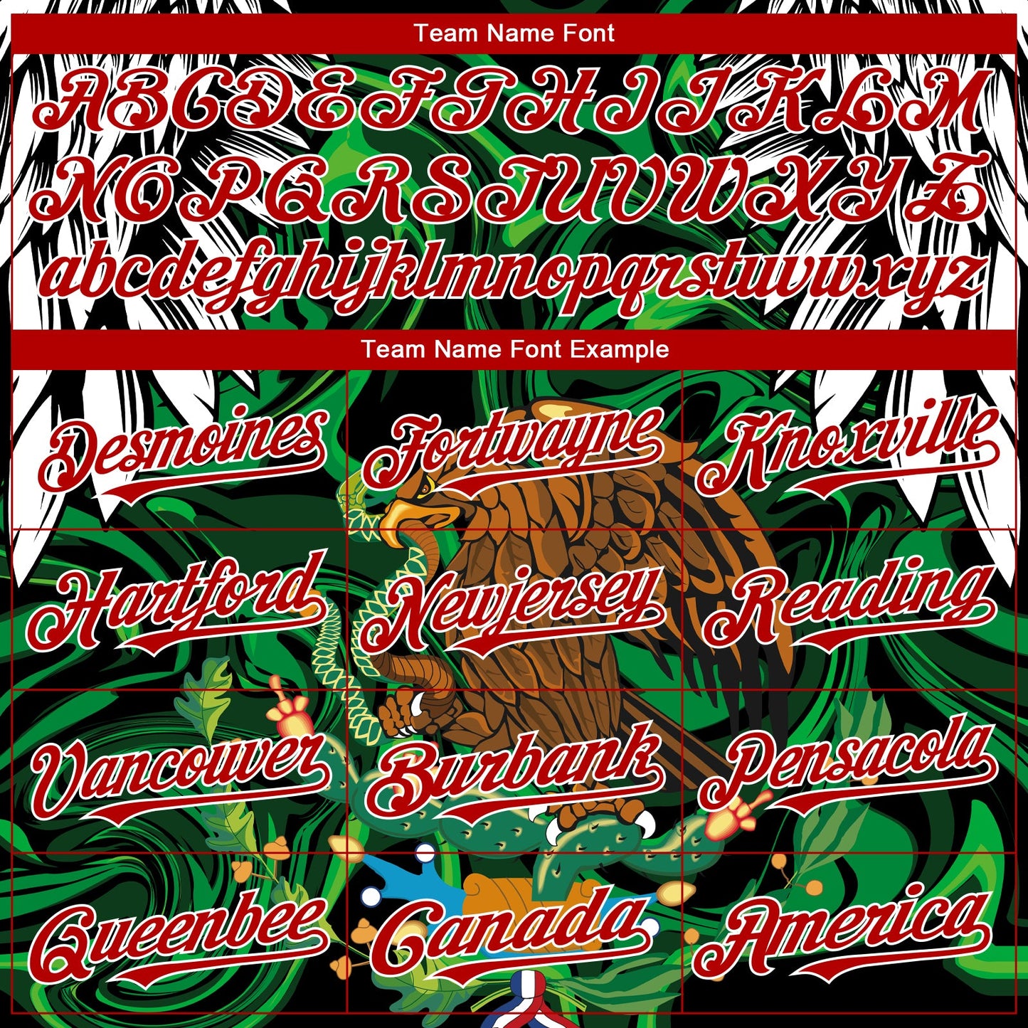 Custom Black Red-White 3D Mexico Authentic Baseball Jersey view 4
