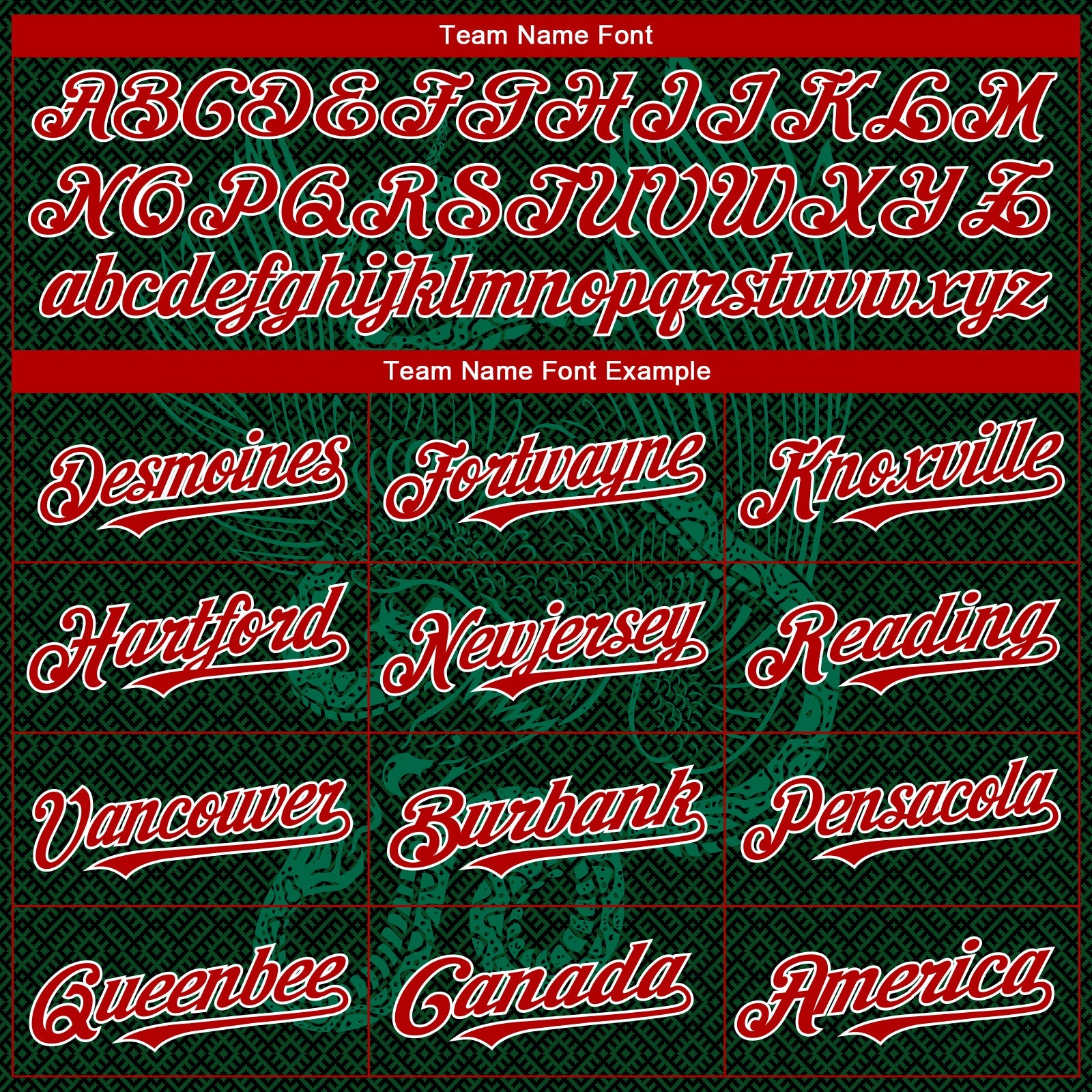 Custom Green Red Kelly Green-White 3D Mexico Authentic Baseball Jersey view 4