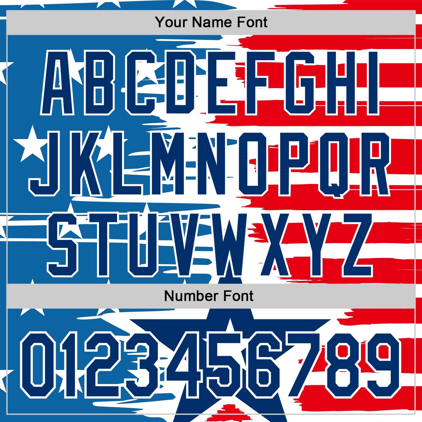 Custom White US Navy Blue-Red 3D Patriotic American Flag Authentic Baseball Jersey view 5