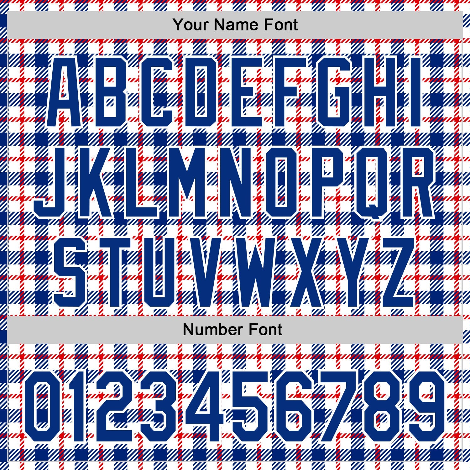 Custom White Royal-Red 3D Pattern Design Patriotic American Symbol Plaid Authentic Baseball Jersey view 5