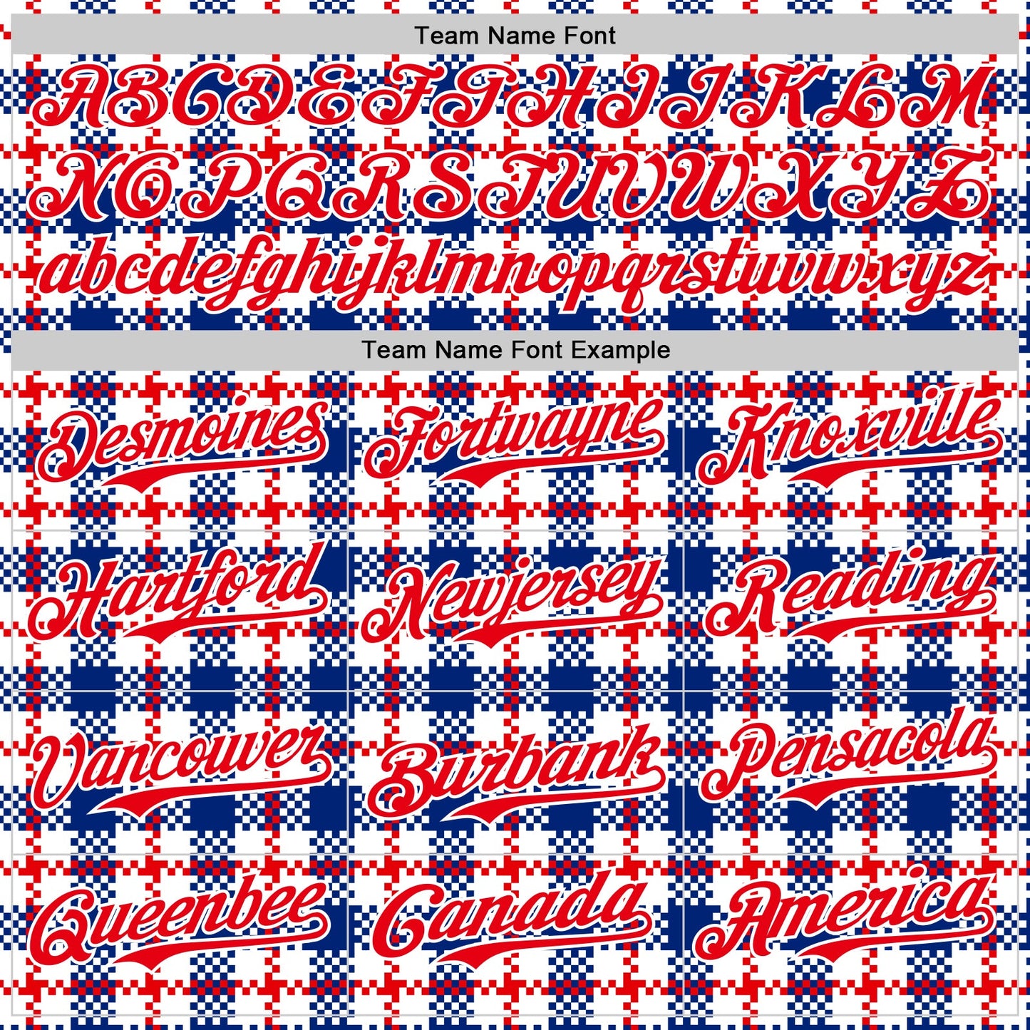 Custom White Fire Red-Royal 3D Pattern Design Patriotic American Symbol Plaid Authentic Baseball Jersey view 4