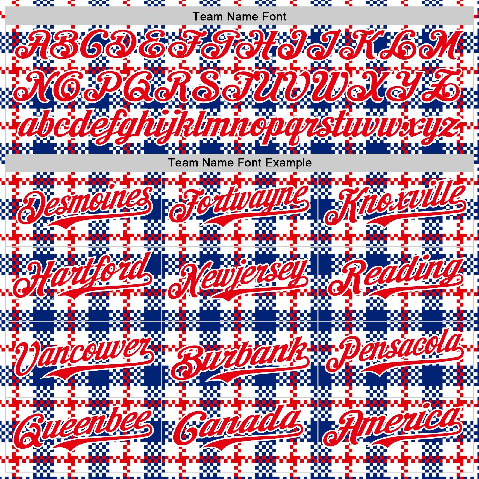 Custom White Fire Red-Royal 3D Pattern Design Patriotic American Symbol Plaid Authentic Baseball Jersey view 4