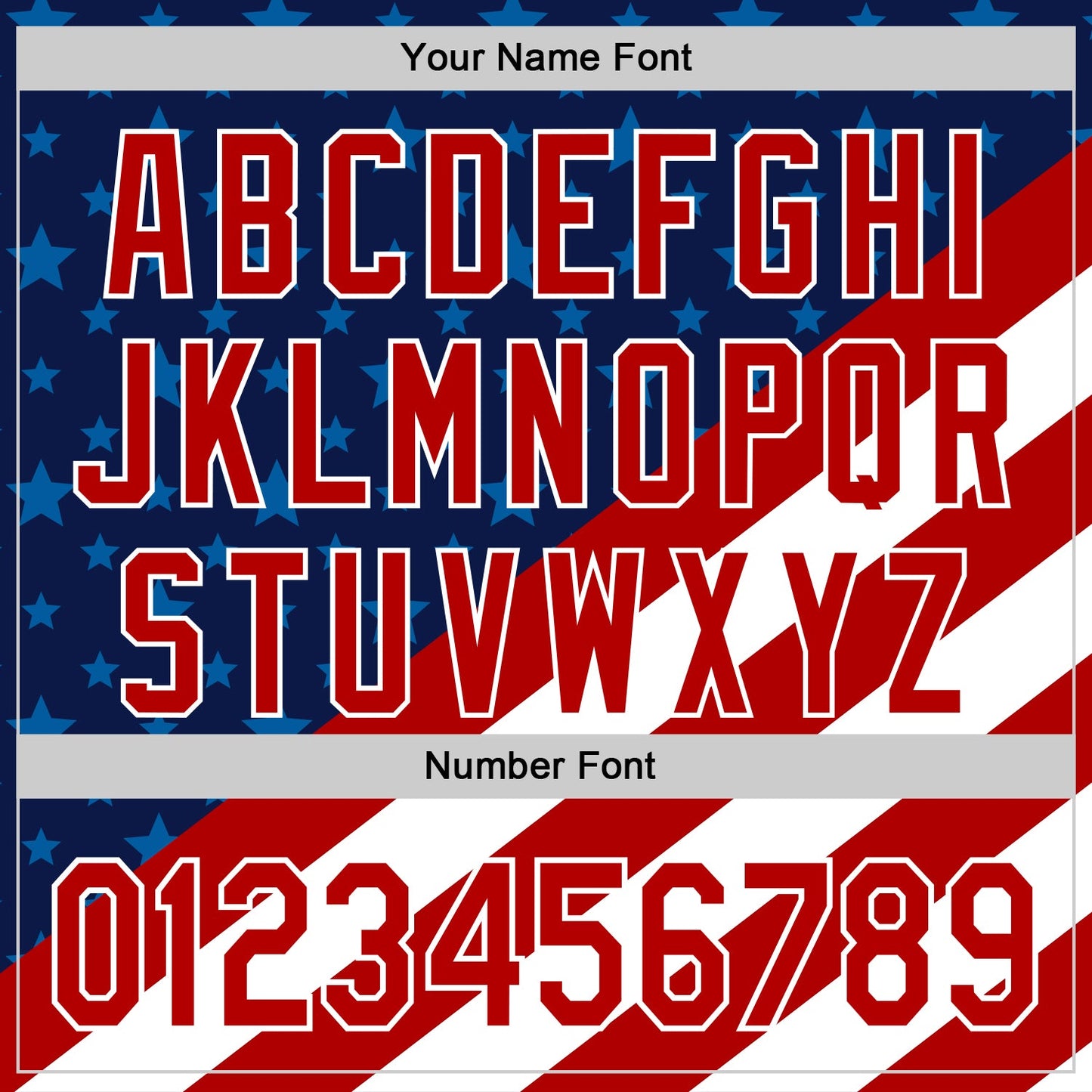 Custom Navy Red-White 3D Patriotic American Flag Authentic Baseball Jersey view 5