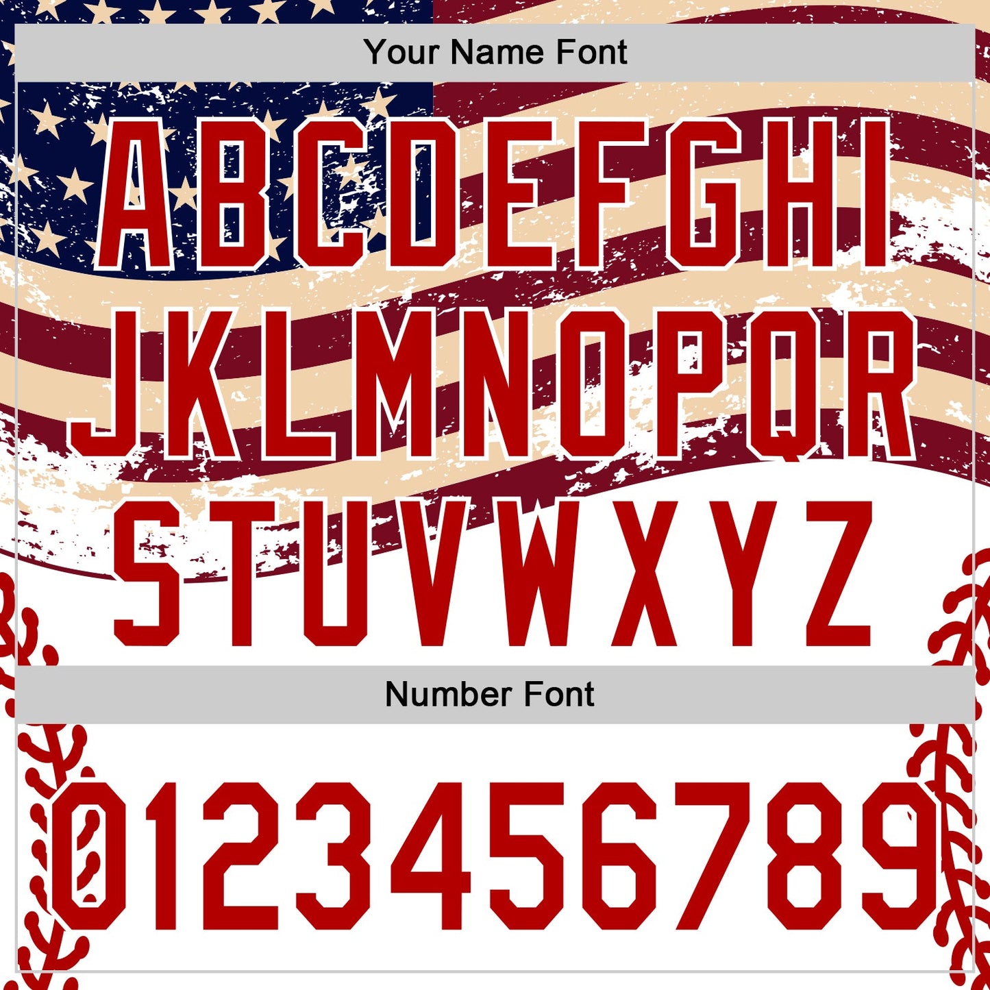 Custom White Red-Royal 3D Patriotic American Flag Authentic Baseball Jersey view 5