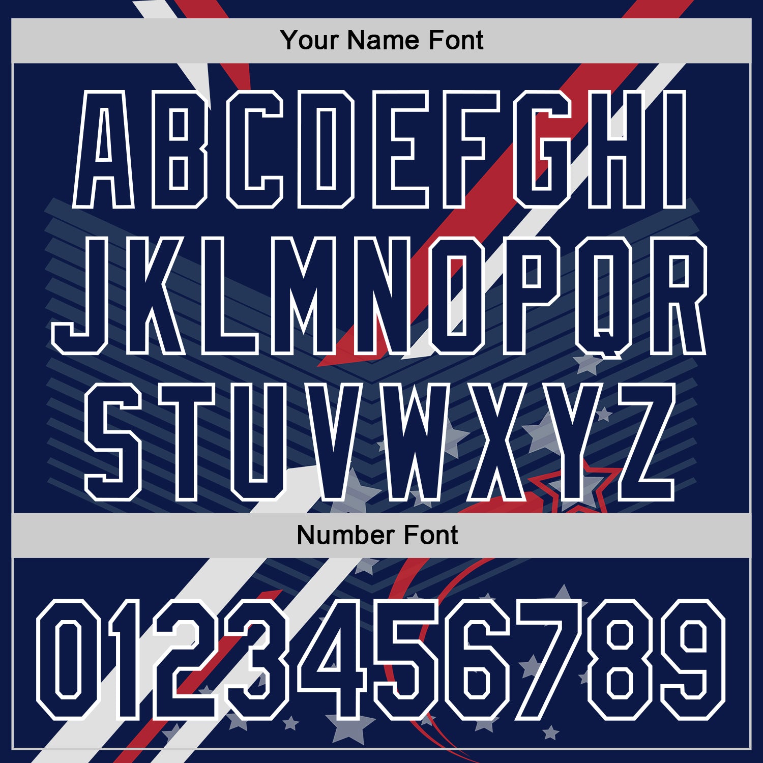 Custom Navy Red-White 3D Patriotic American Flag Authentic Baseball Jersey view 5