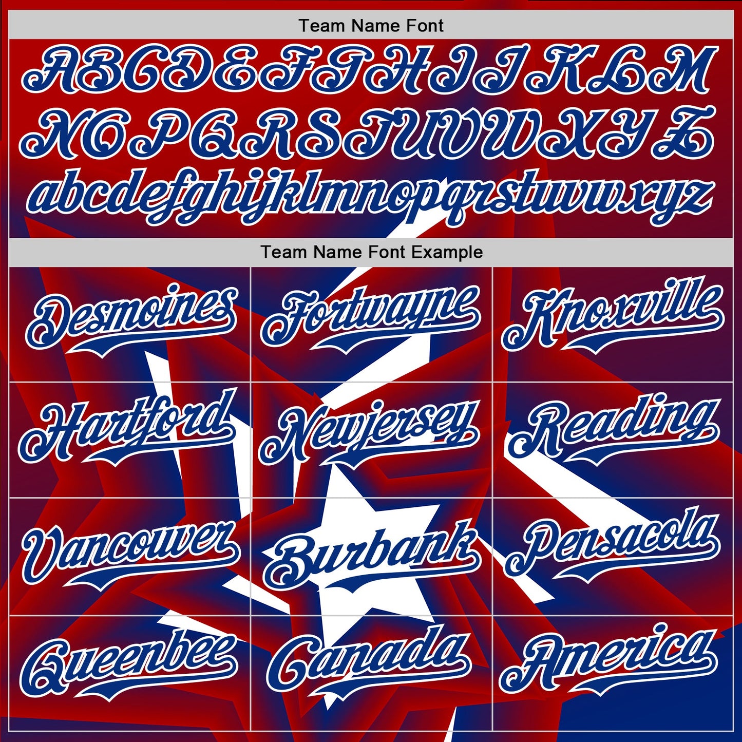 Custom Red Royal-White 3D Patriotic American Flag And Star Authentic Baseball Jersey view 4