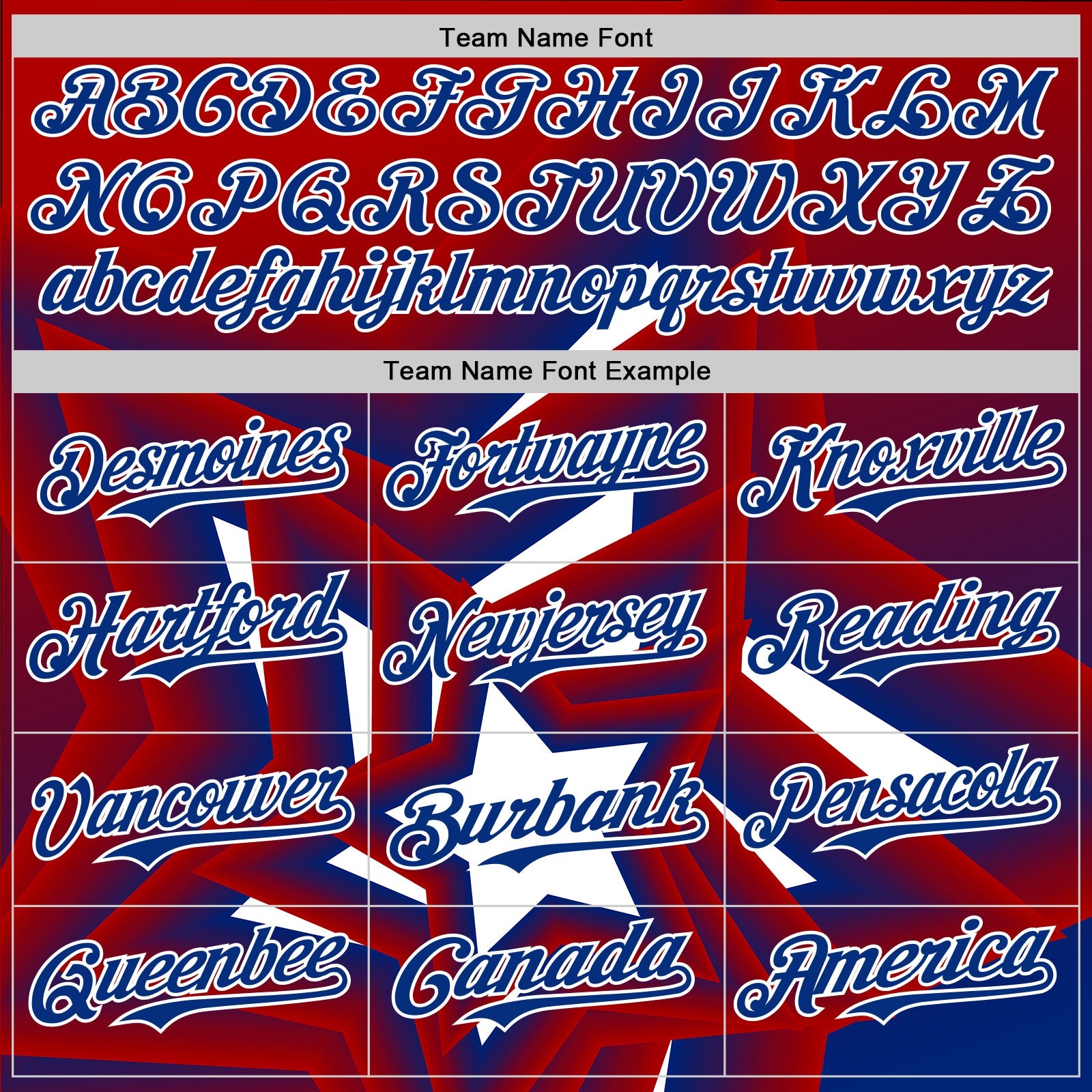 Custom Red Royal-White 3D Patriotic American Flag And Star Authentic Baseball Jersey view 4