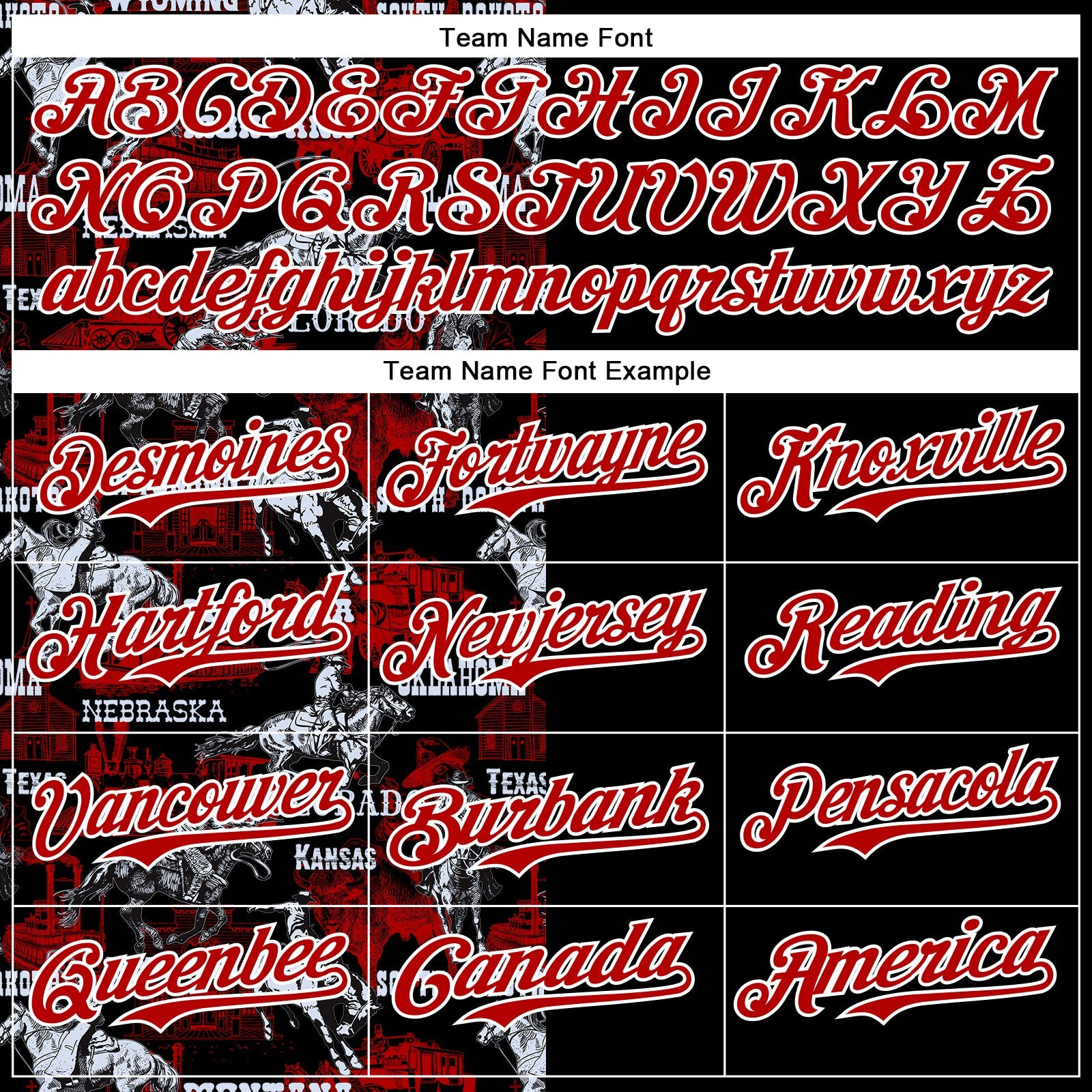 Custom Black Red-White 3D Pattern Design Patriotic American Spirit Rodeo Cowboy Authentic Baseball Jersey view 4