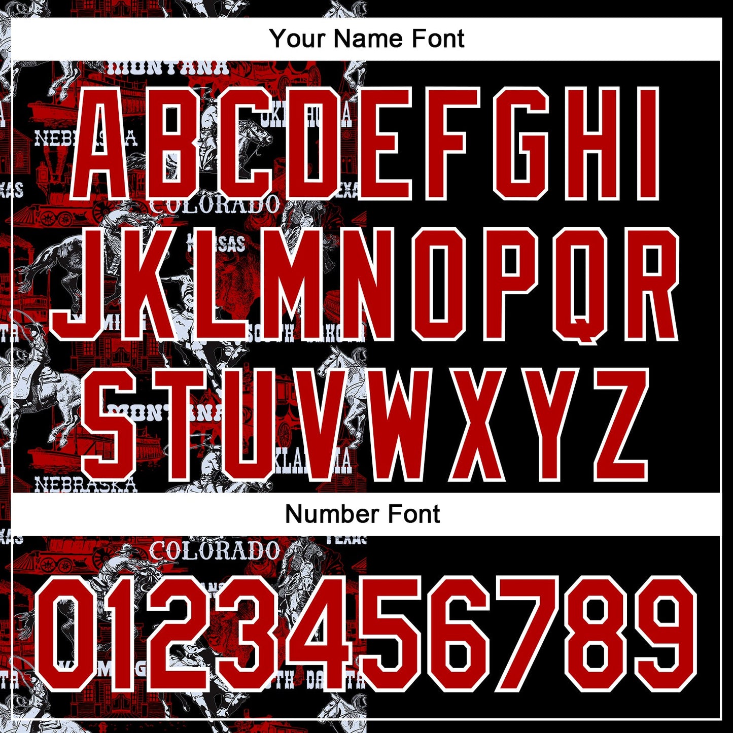 Custom Black Red-White 3D Pattern Design Patriotic American Spirit Rodeo Cowboy Authentic Baseball Jersey view 5