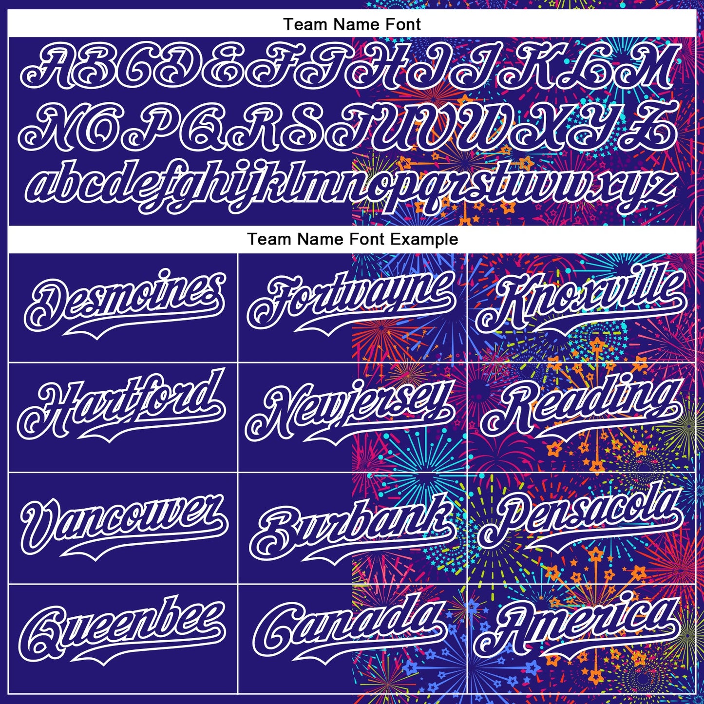 Custom Dark Purple White 3D Pattern Design Patriotic American Spirit Firework Authentic Baseball Jersey view 4