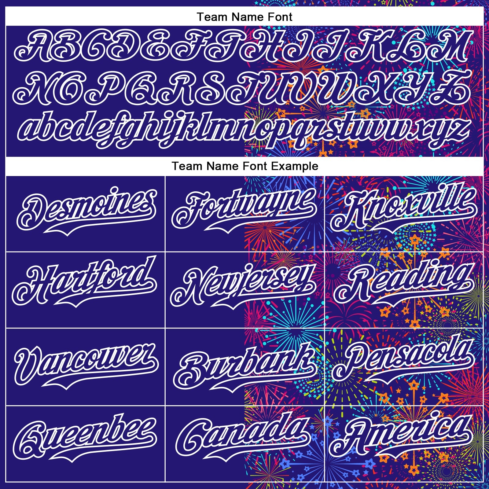 Custom Dark Purple White 3D Pattern Design Patriotic American Spirit Firework Authentic Baseball Jersey view 4