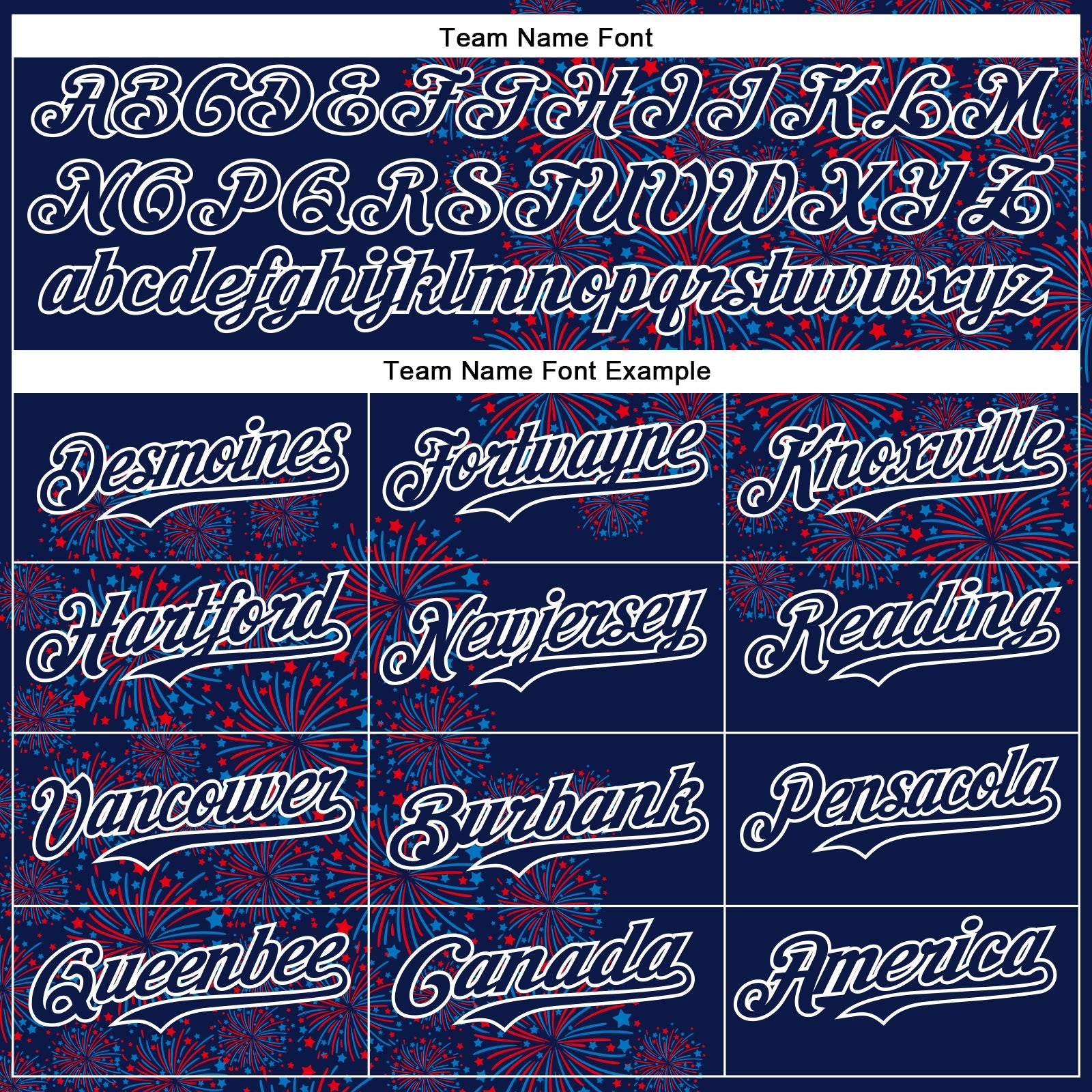 Custom Navy White 3D Pattern Design Patriotic American Spirit Firework Authentic Baseball Jersey view 4