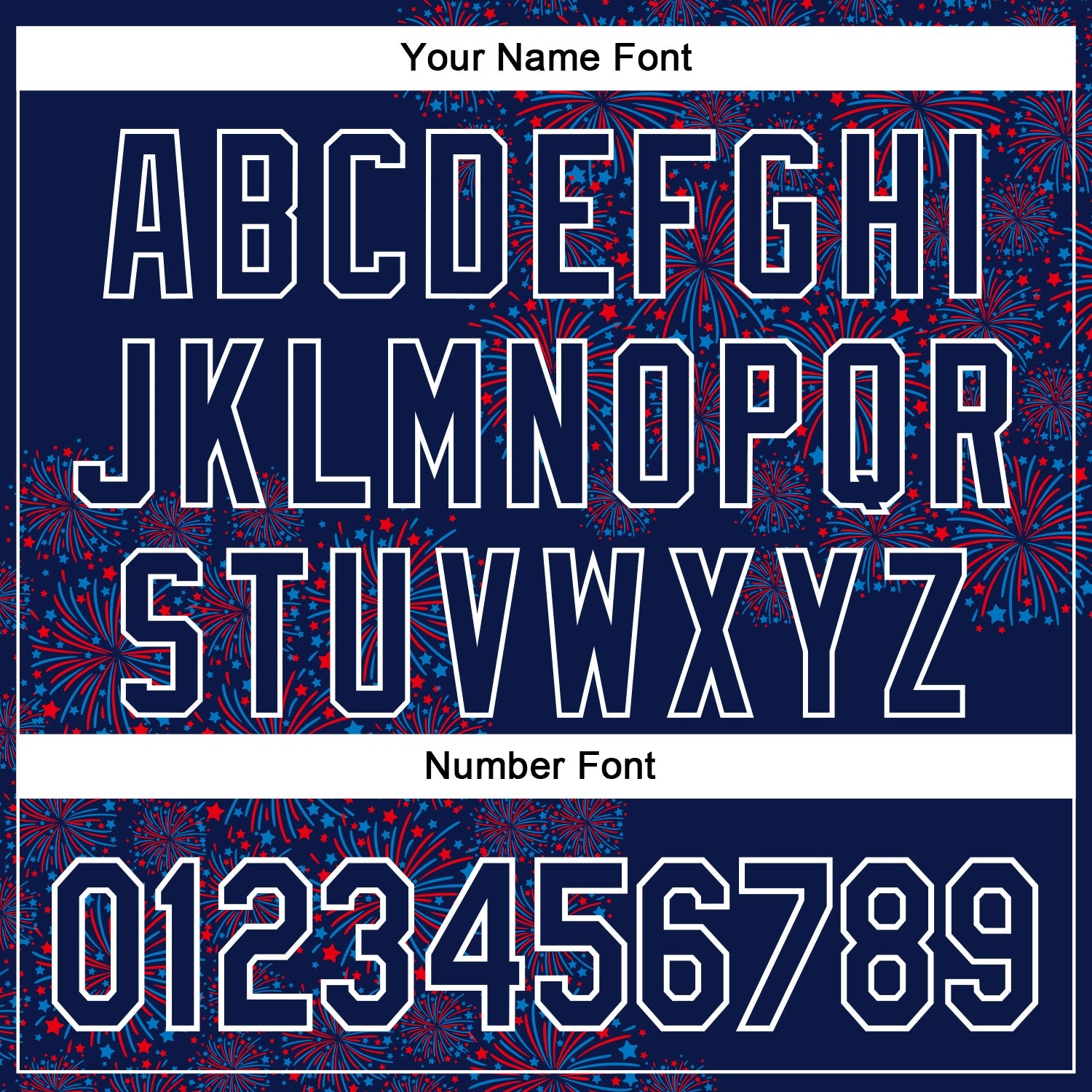 Custom Navy White 3D Pattern Design Patriotic American Spirit Firework Authentic Baseball Jersey view 5