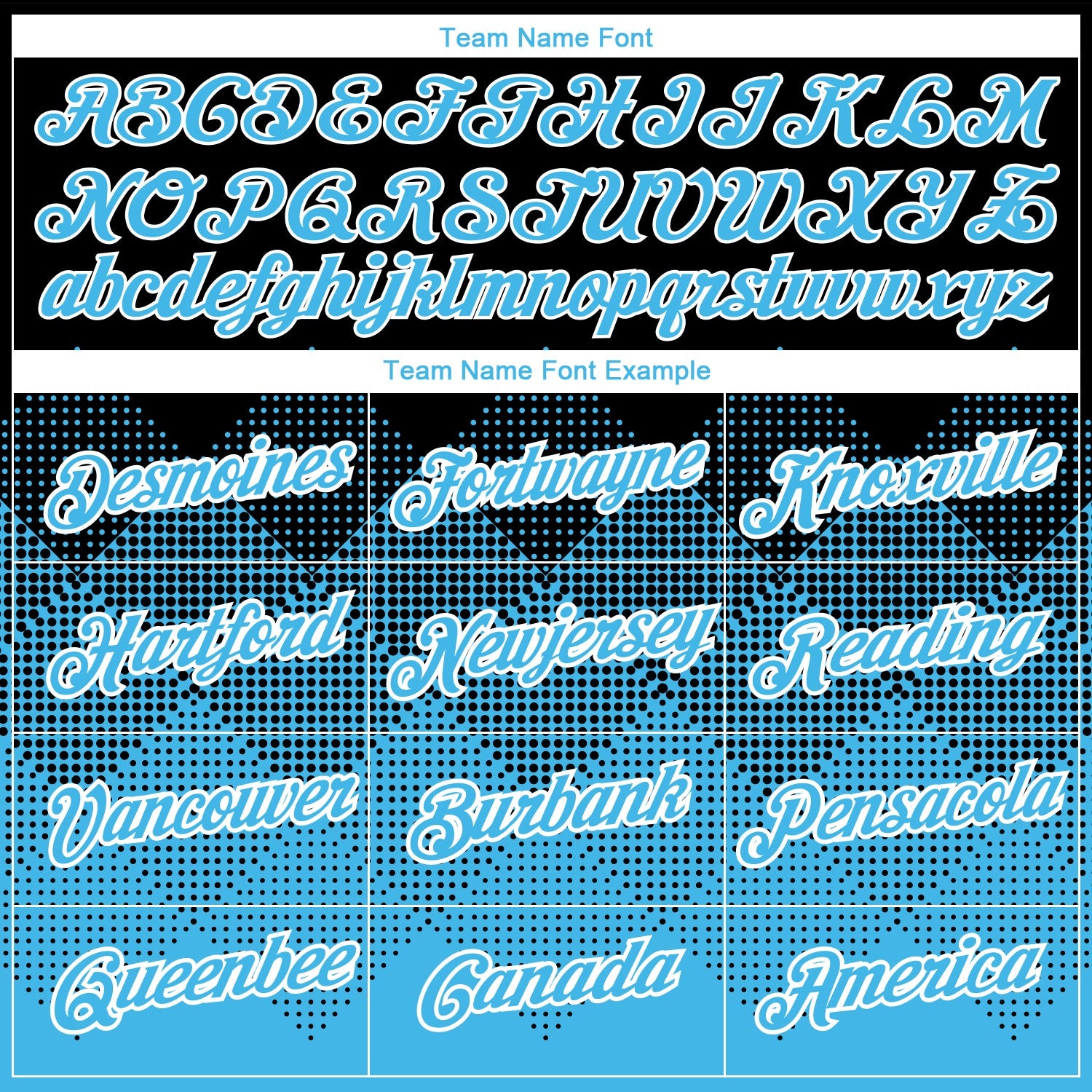 Custom Black Sky Blue-White 3D Pattern Design Gradient Square Shapes Performance T-Shirt view 3