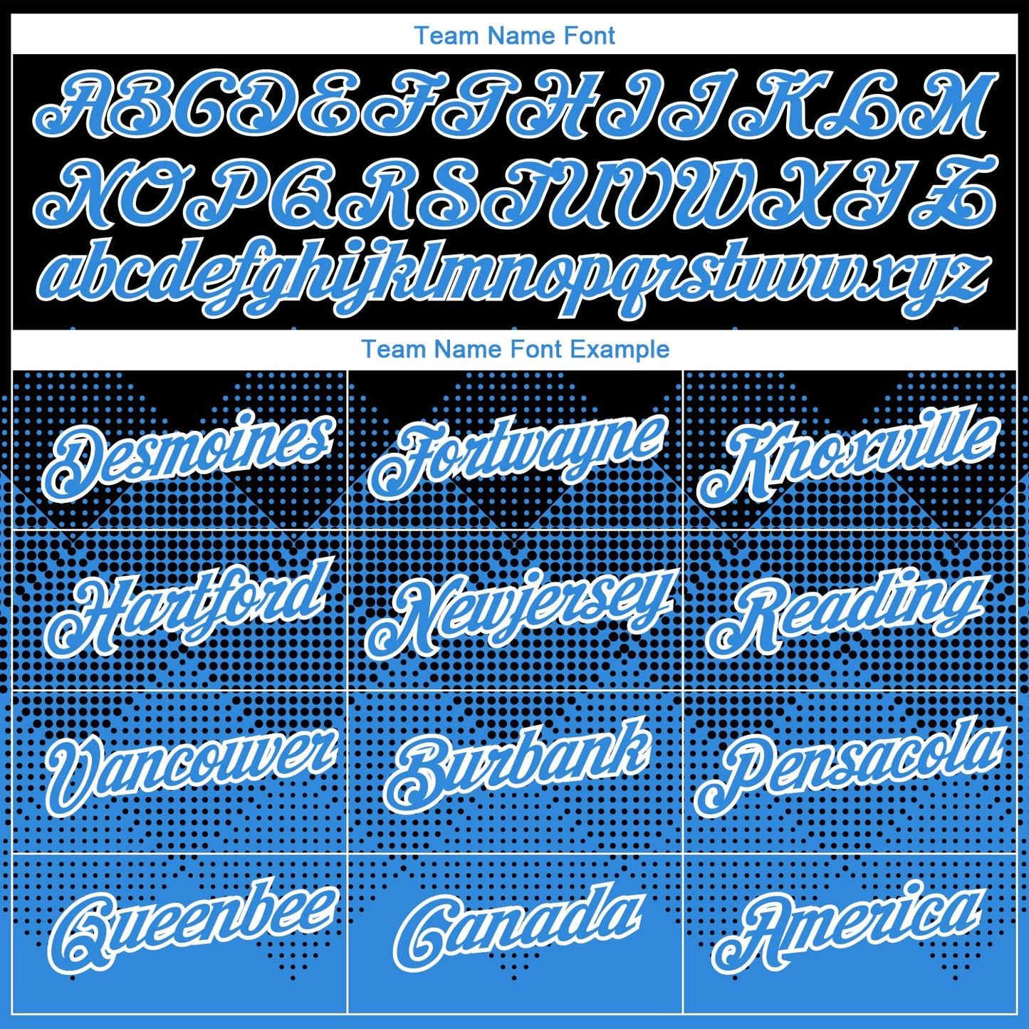 Custom Black Powder Blue-White 3D Pattern Design Gradient Square Shapes Performance T-Shirt view 3