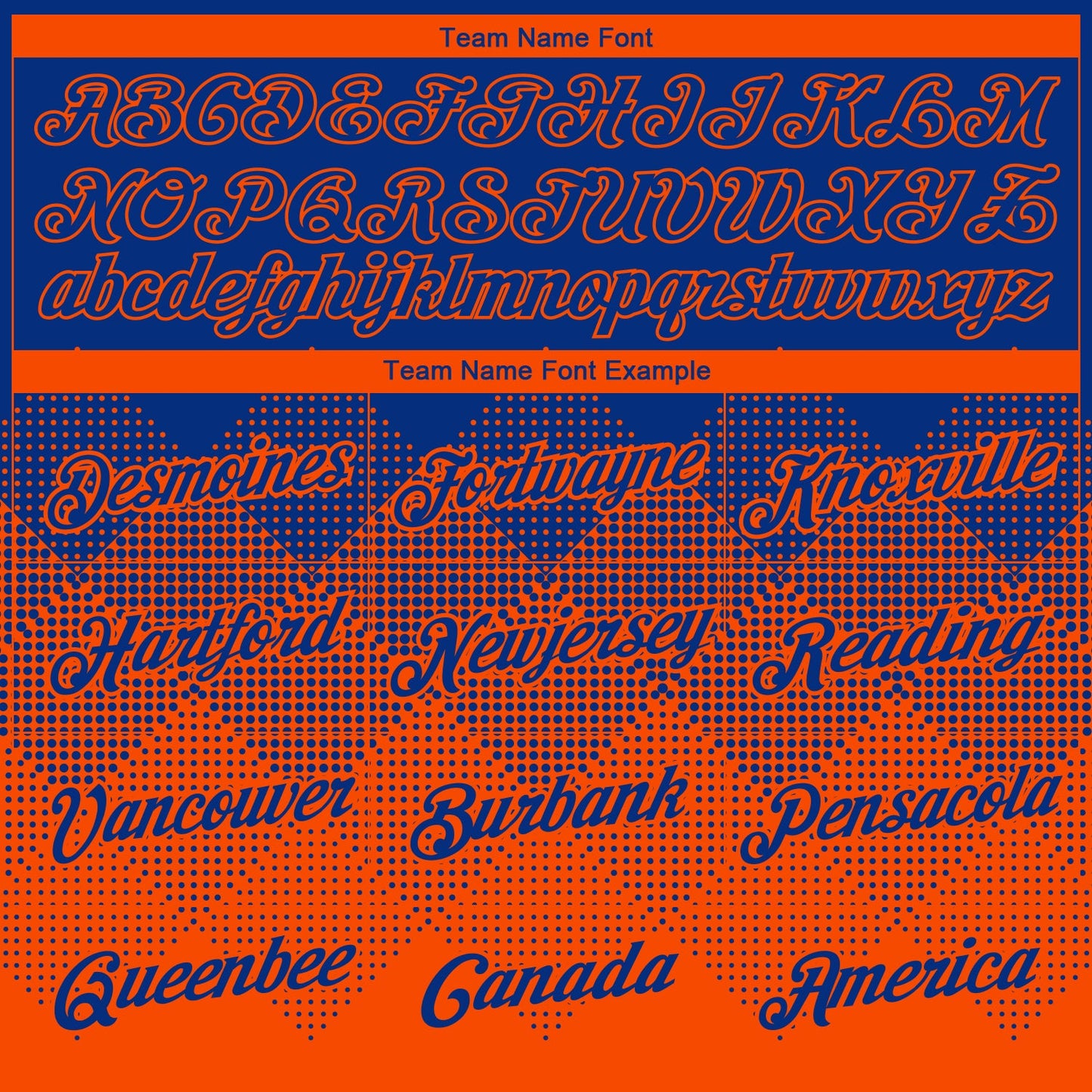 Custom Royal Orange 3D Pattern Design Gradient Square Shapes Performance T-Shirt view 3