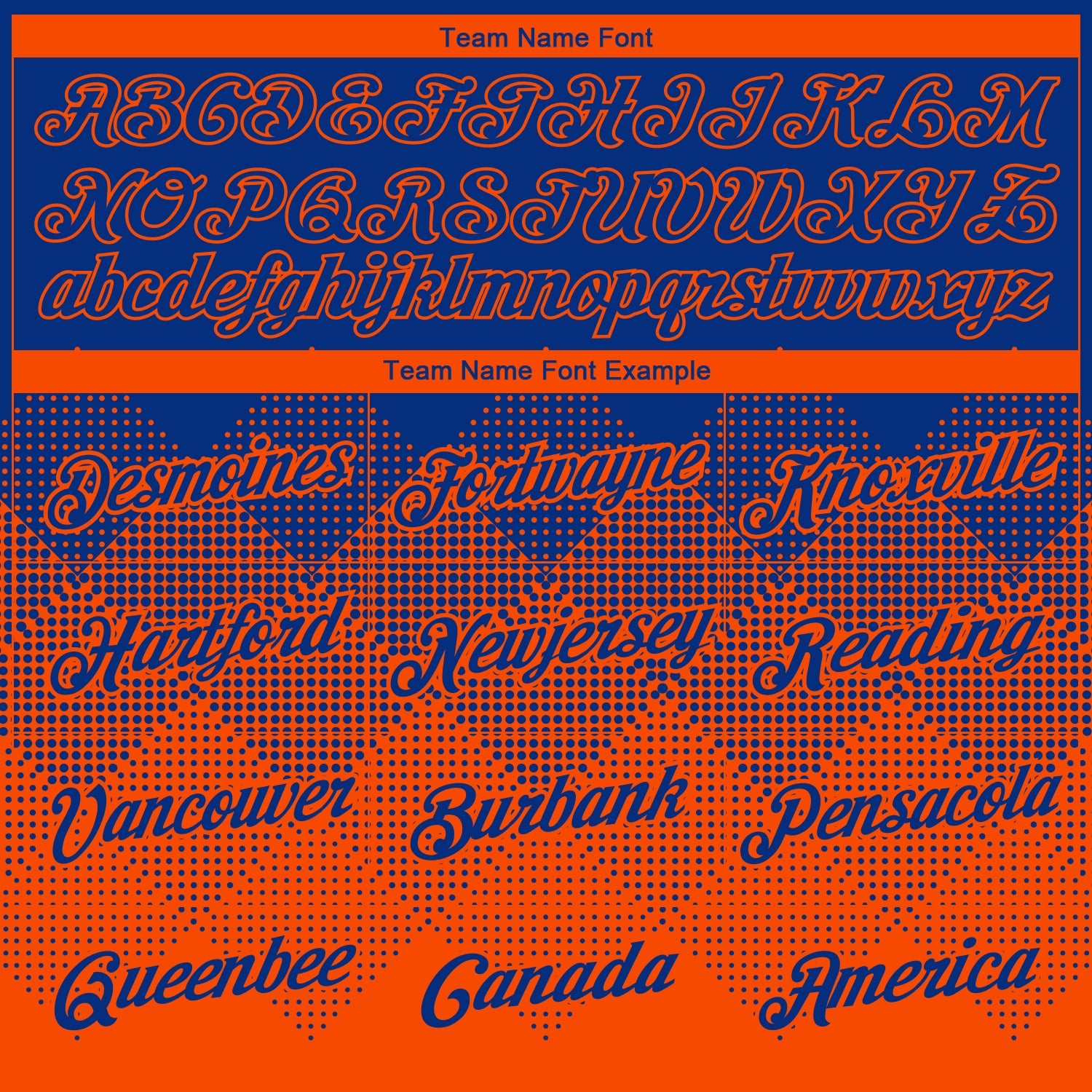 Custom Royal Orange 3D Pattern Design Gradient Square Shapes Performance T-Shirt view 3