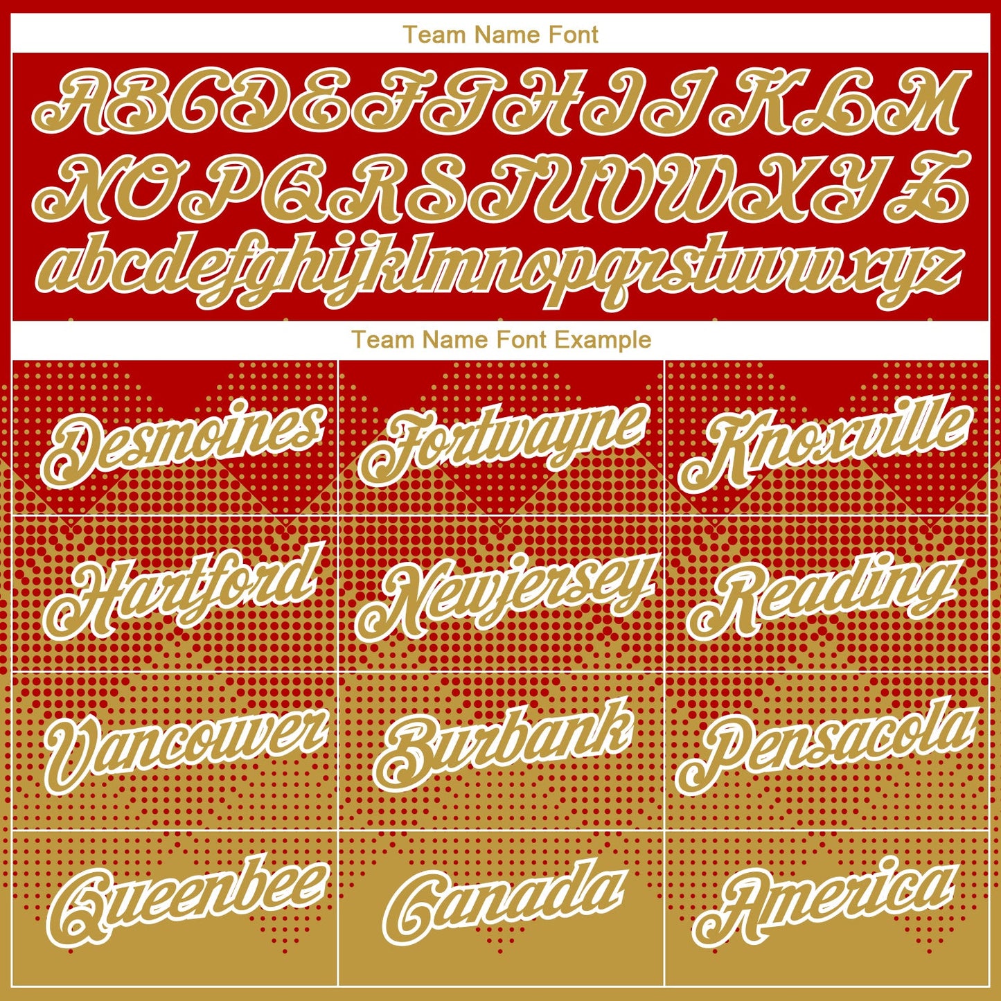 Custom Red Old Gold-White 3D Pattern Design Gradient Square Shapes Performance T-Shirt view 3