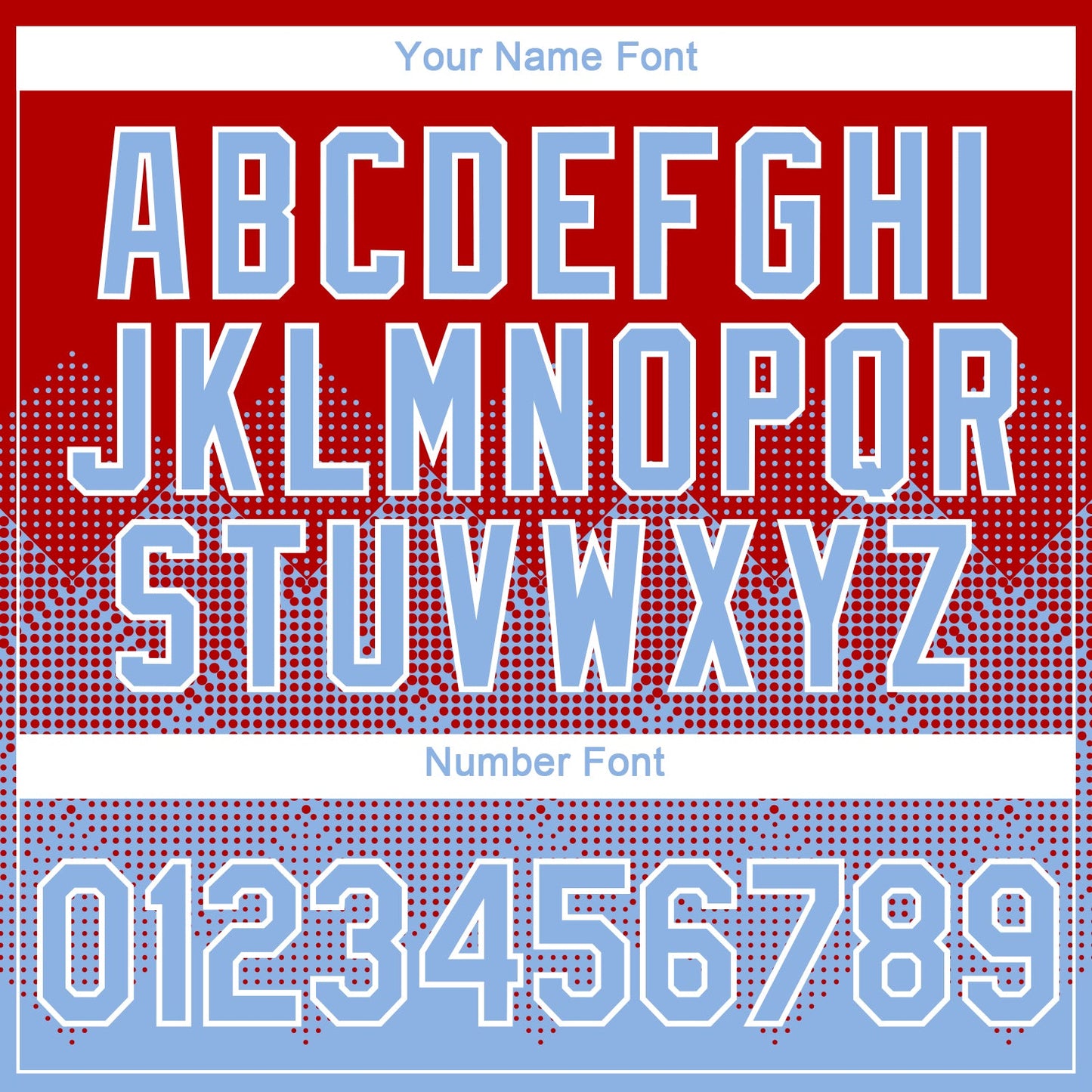 Custom Red Light Blue-White 3D Pattern Design Gradient Square Shapes Performance T-Shirt view 4