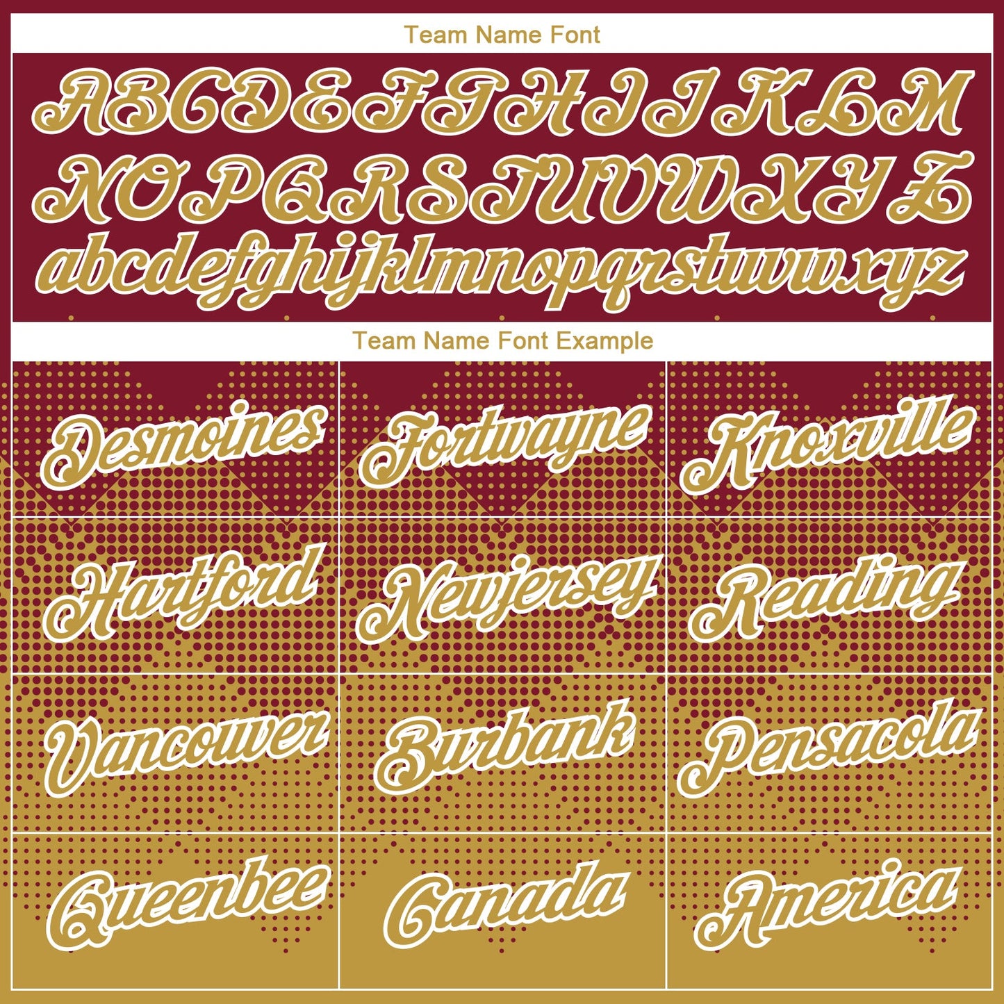 Custom Crimson Old Gold-White 3D Pattern Design Gradient Square Shapes Performance T-Shirt view 3
