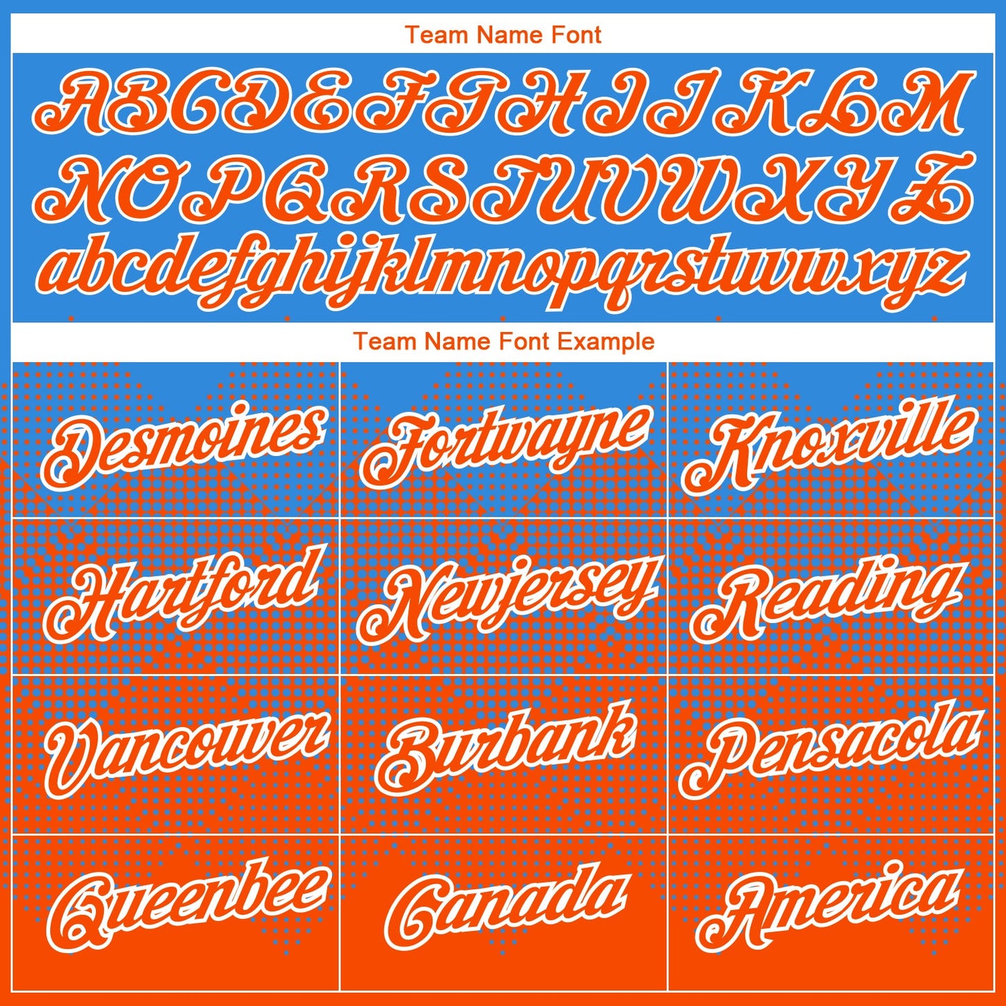 Custom Powder Blue Orange-White 3D Pattern Design Gradient Square Shapes Performance T-Shirt view 3