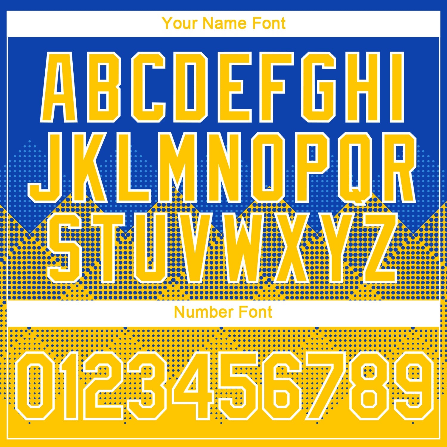 Custom Thunder Blue Yellow-White 3D Pattern Design Gradient Square Shapes Performance T-Shirt view 4