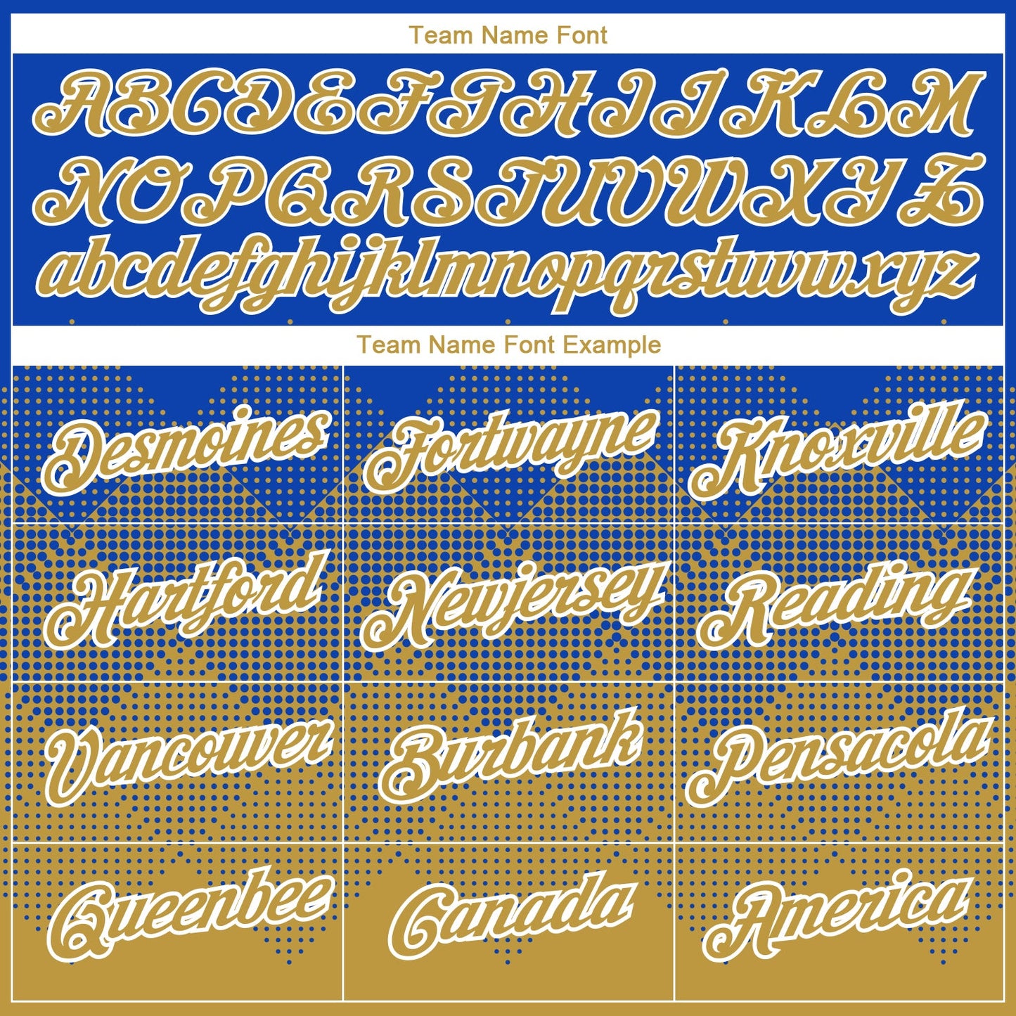 Custom Thunder Blue Old Gold-White 3D Pattern Design Gradient Square Shapes Performance T-Shirt view 3