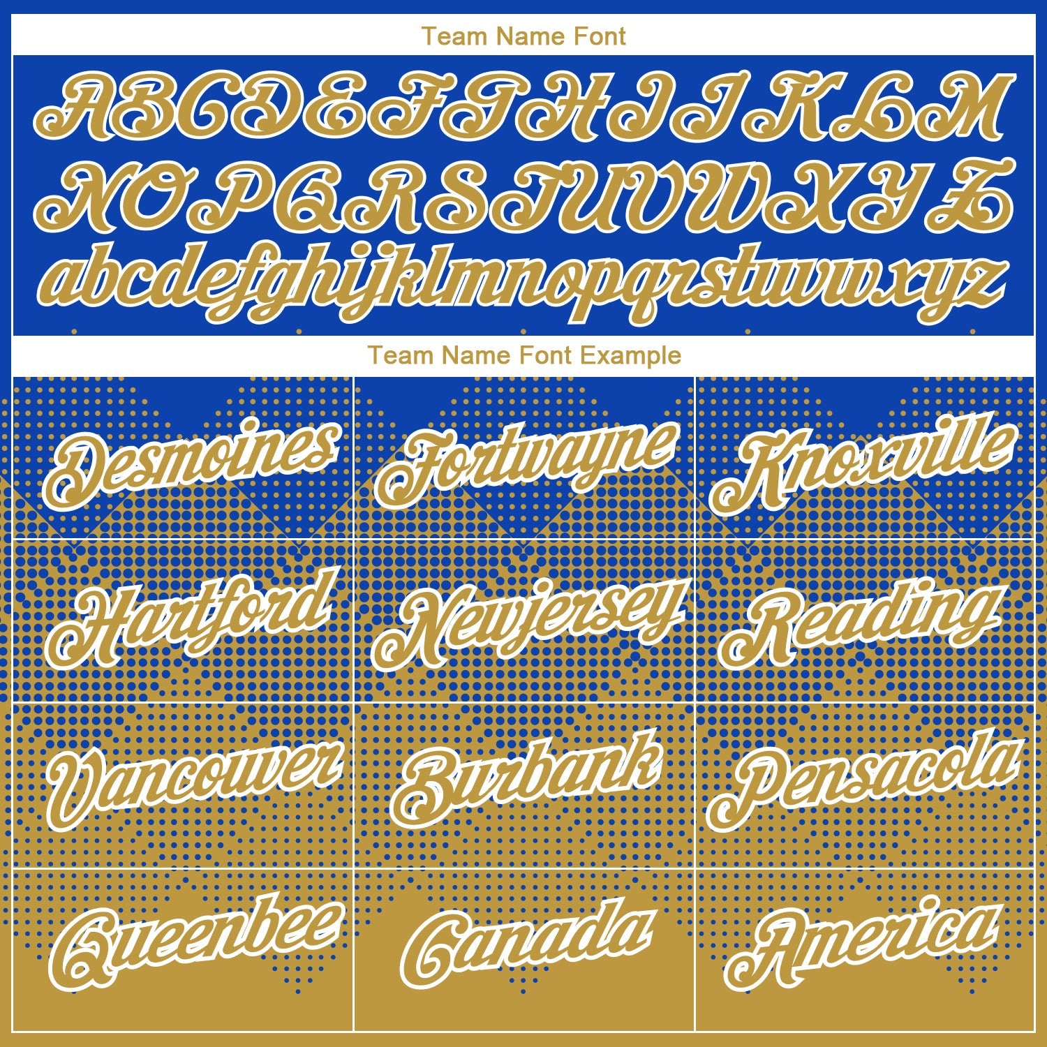 Custom Thunder Blue Old Gold-White 3D Pattern Design Gradient Square Shapes Performance T-Shirt view 3
