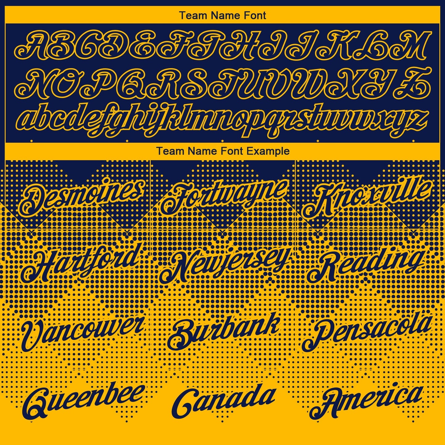 Custom Navy Gold 3D Pattern Design Gradient Square Shapes Performance T-Shirt view 3