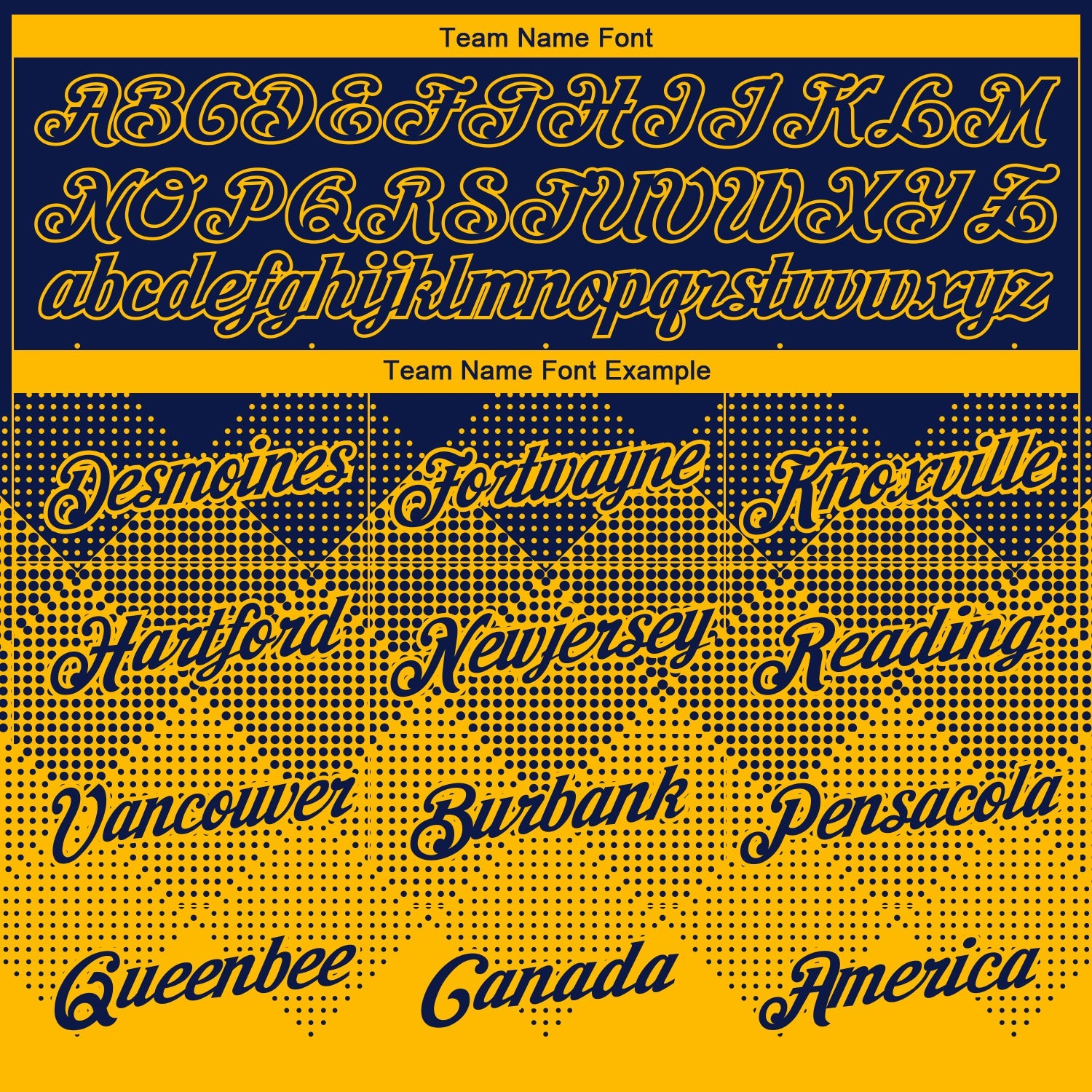 Custom Navy Gold 3D Pattern Design Gradient Square Shapes Performance T-Shirt view 3