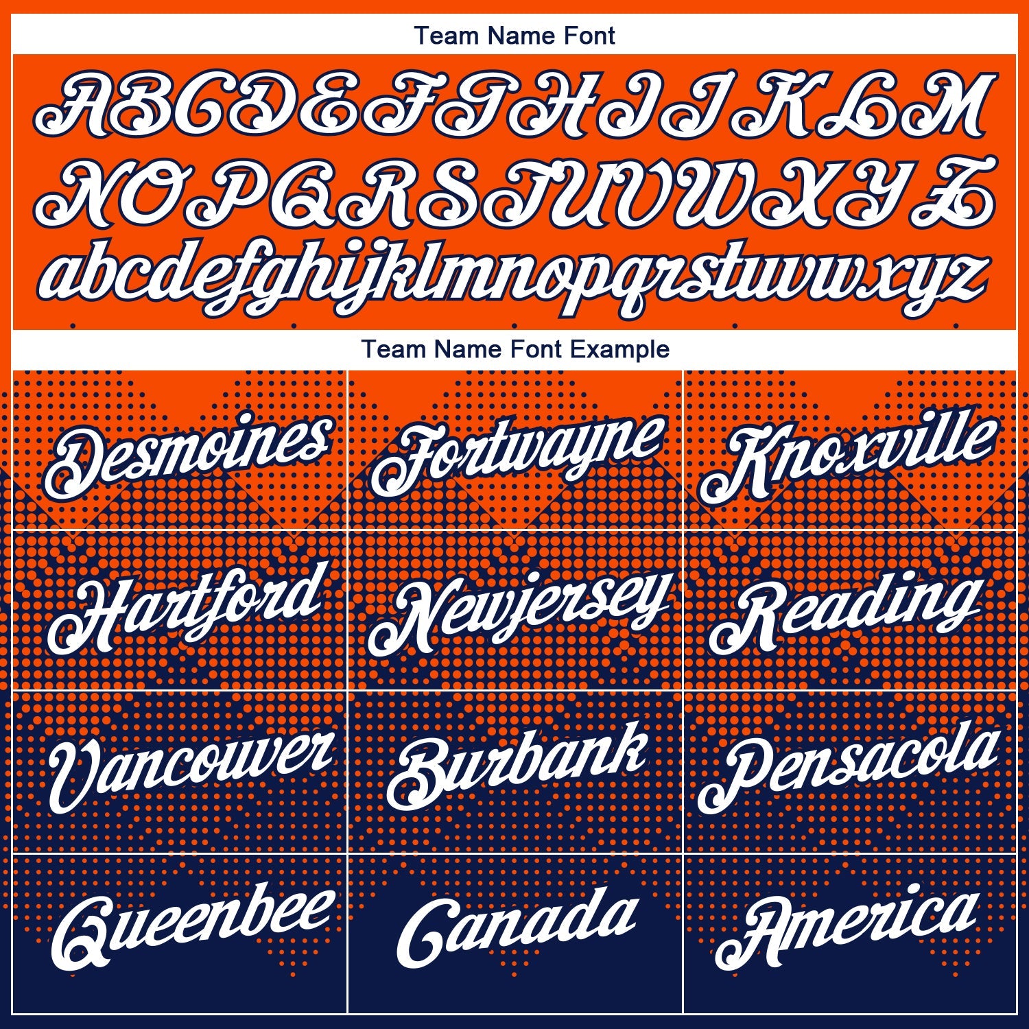 Custom Orange White-Navy 3D Pattern Design Gradient Square Shapes Performance T-Shirt view 3